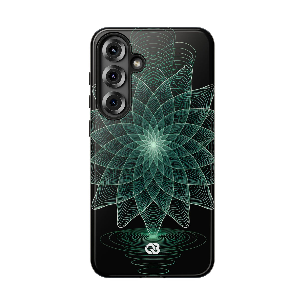 Harmonic Orbit Bloom · Tough Phone Case for Samsung · Green