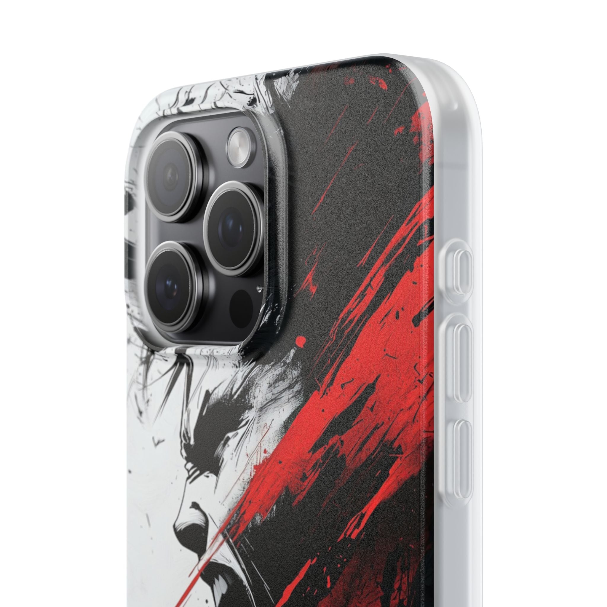 Yelling Profile Burst iPhone 15 Pro Max Case - Soft