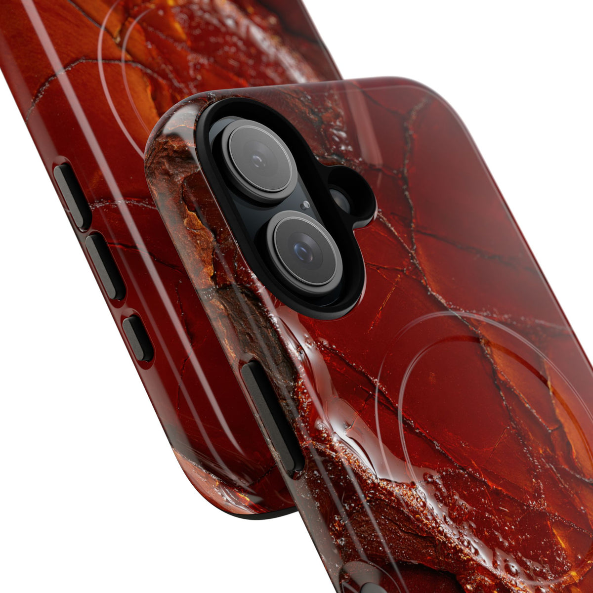 Amber Embrace · Tough 2.0 Magnetic Phone Case for iPhone · Brown