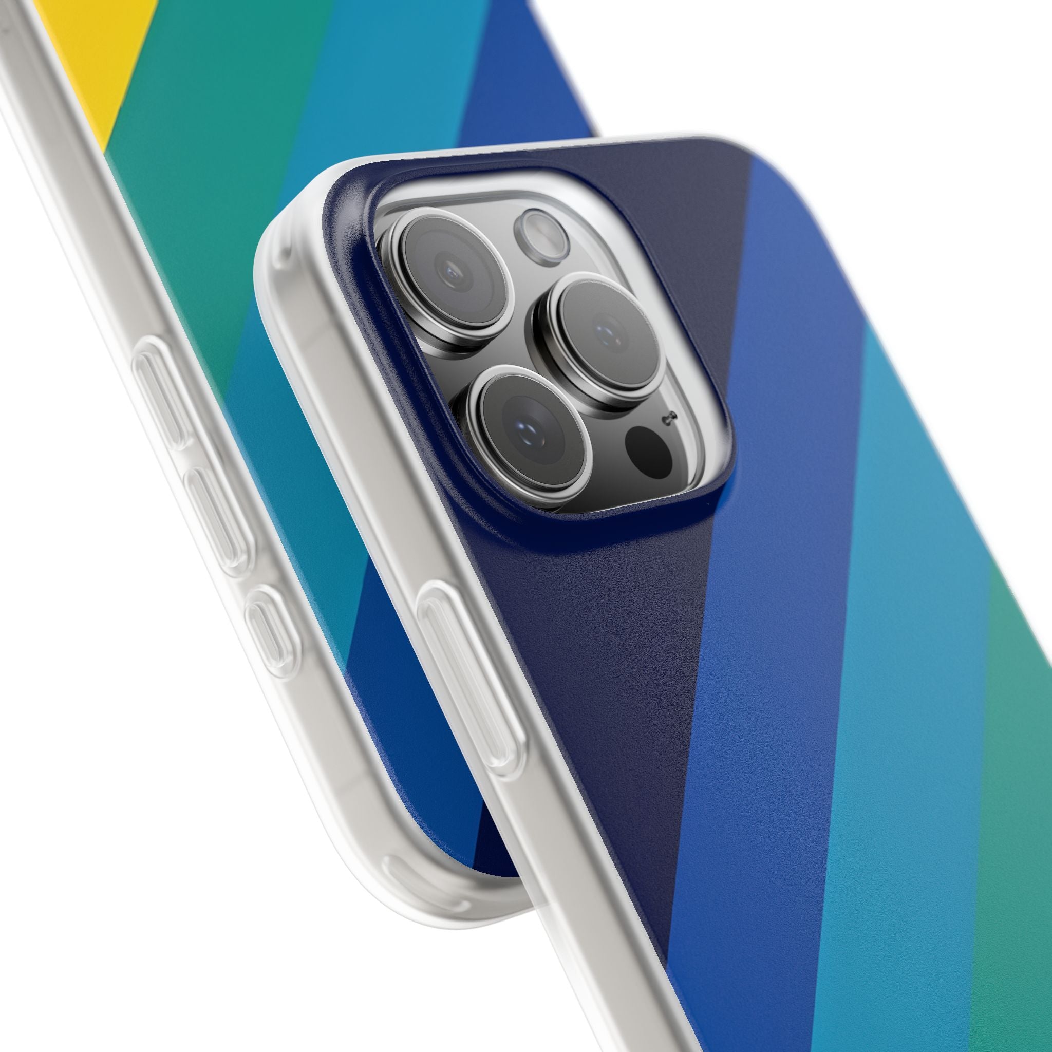 Prismatic Slant · Soft Phone Case for iPhone