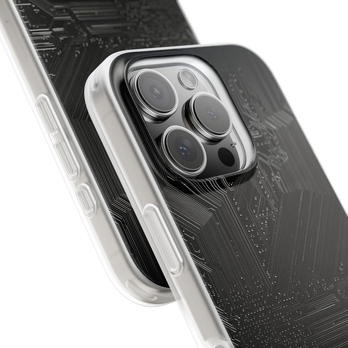 Obsidian Circuitry · Lite Phone Case for iPhone · Black