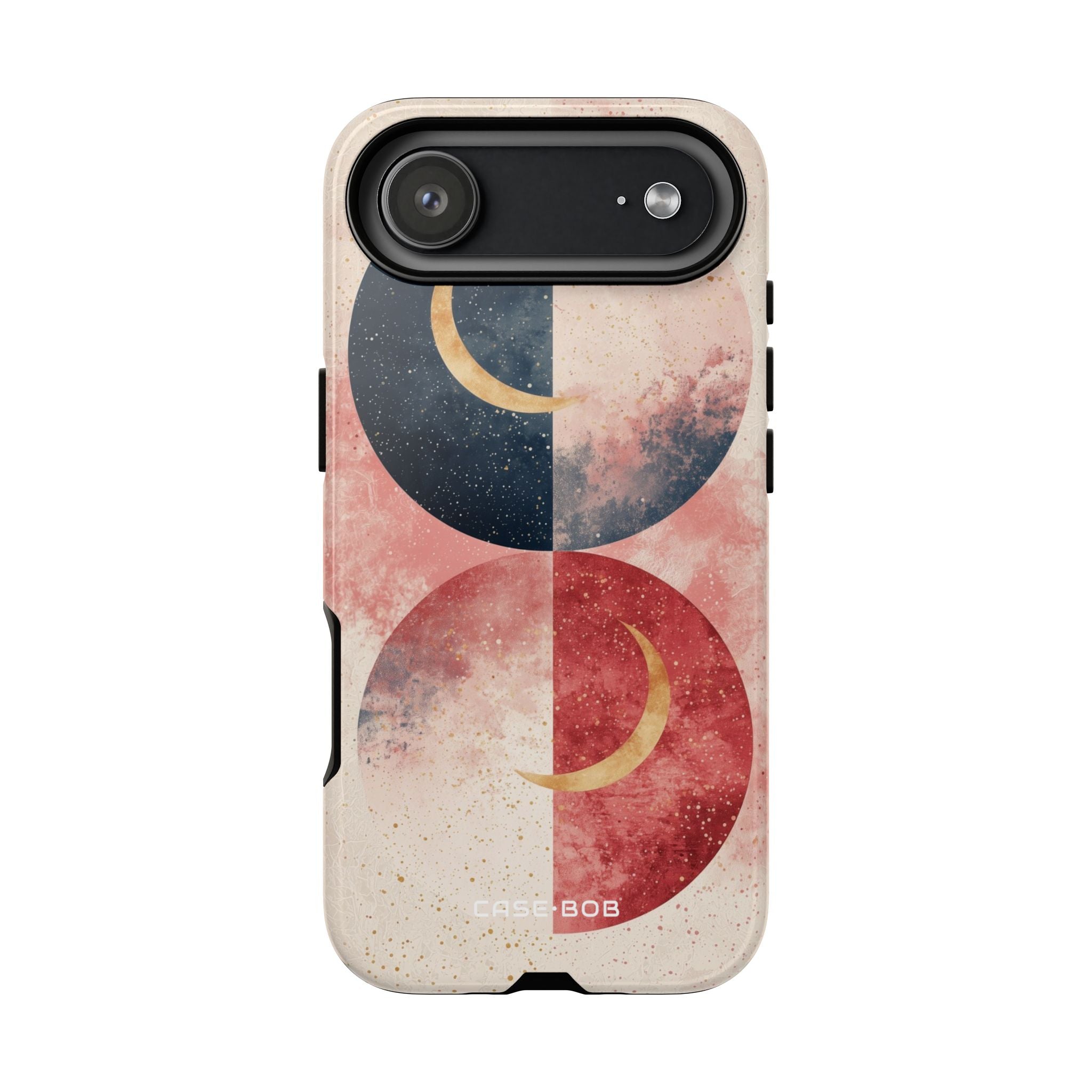 Golden Crescent Circles iPhone 17 Air Case - Tough - CASE•BOB
