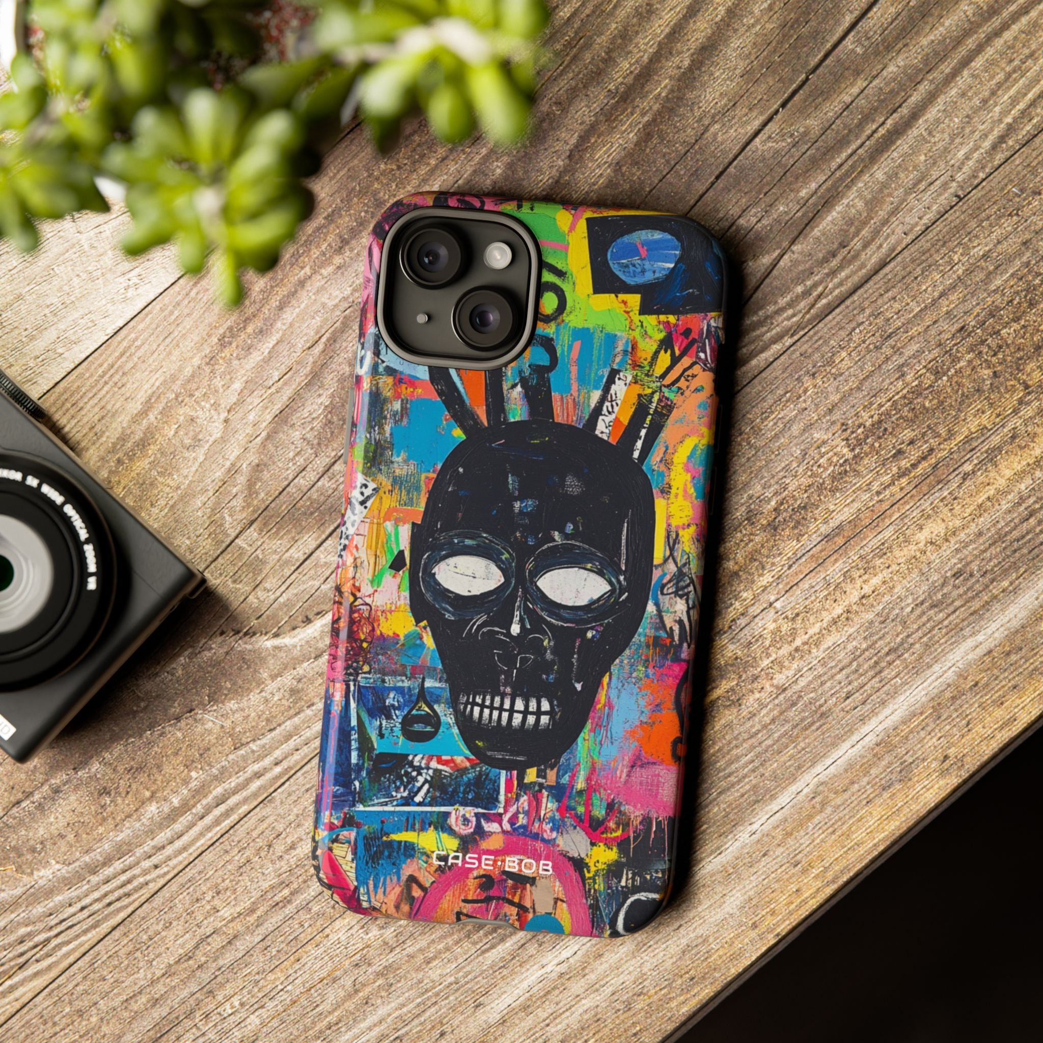 Skull Vortex iPhone 15 Plus Case - Tough