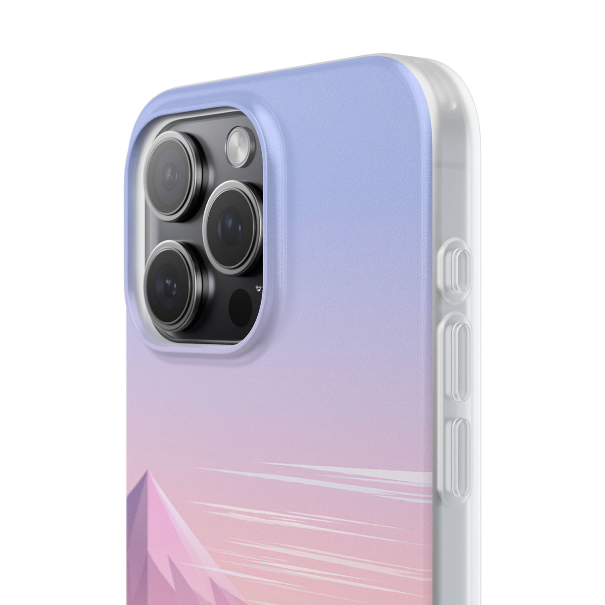 Purple Lite Phone Case for iPhone - Lavender Alpine Dawn
