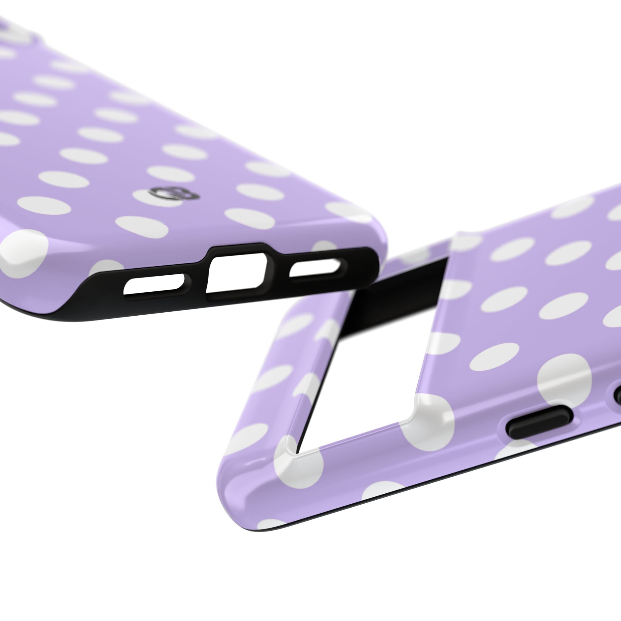 Lavender Polka Grid · Tough Θήκη για Google Pixel