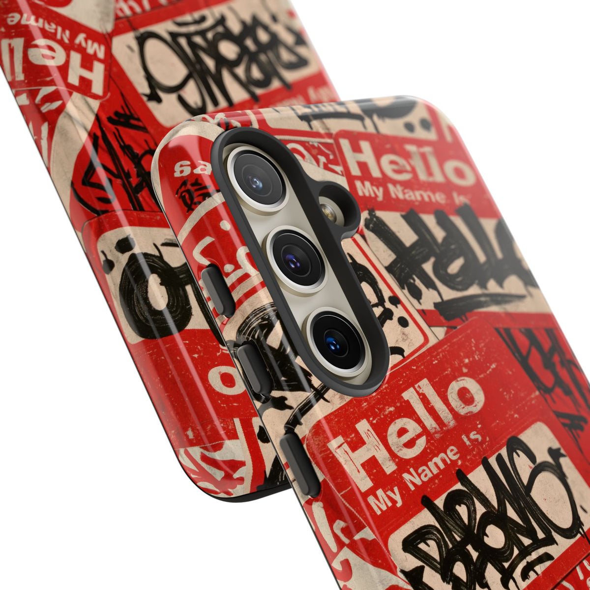 Slap Tag Collage · Tough Phone Case for Samsung · Red