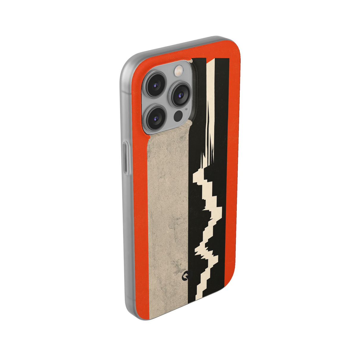 Orange Lite Phone Case for iPhone - Orange Monolith Rift