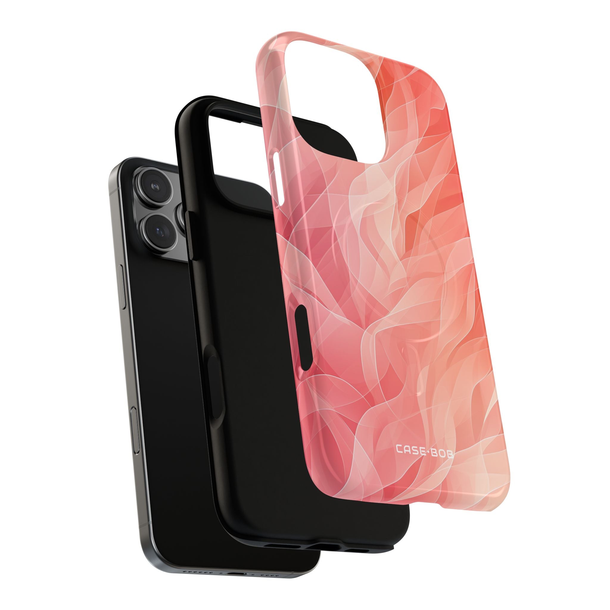 Peach Wave Drift iPhone 16 Pro Max Case - Tough+