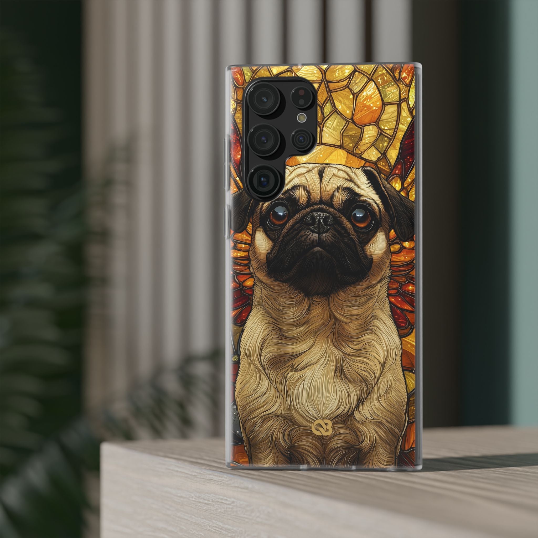 Amber Pug Divinity · Soft Phone Case for Samsung