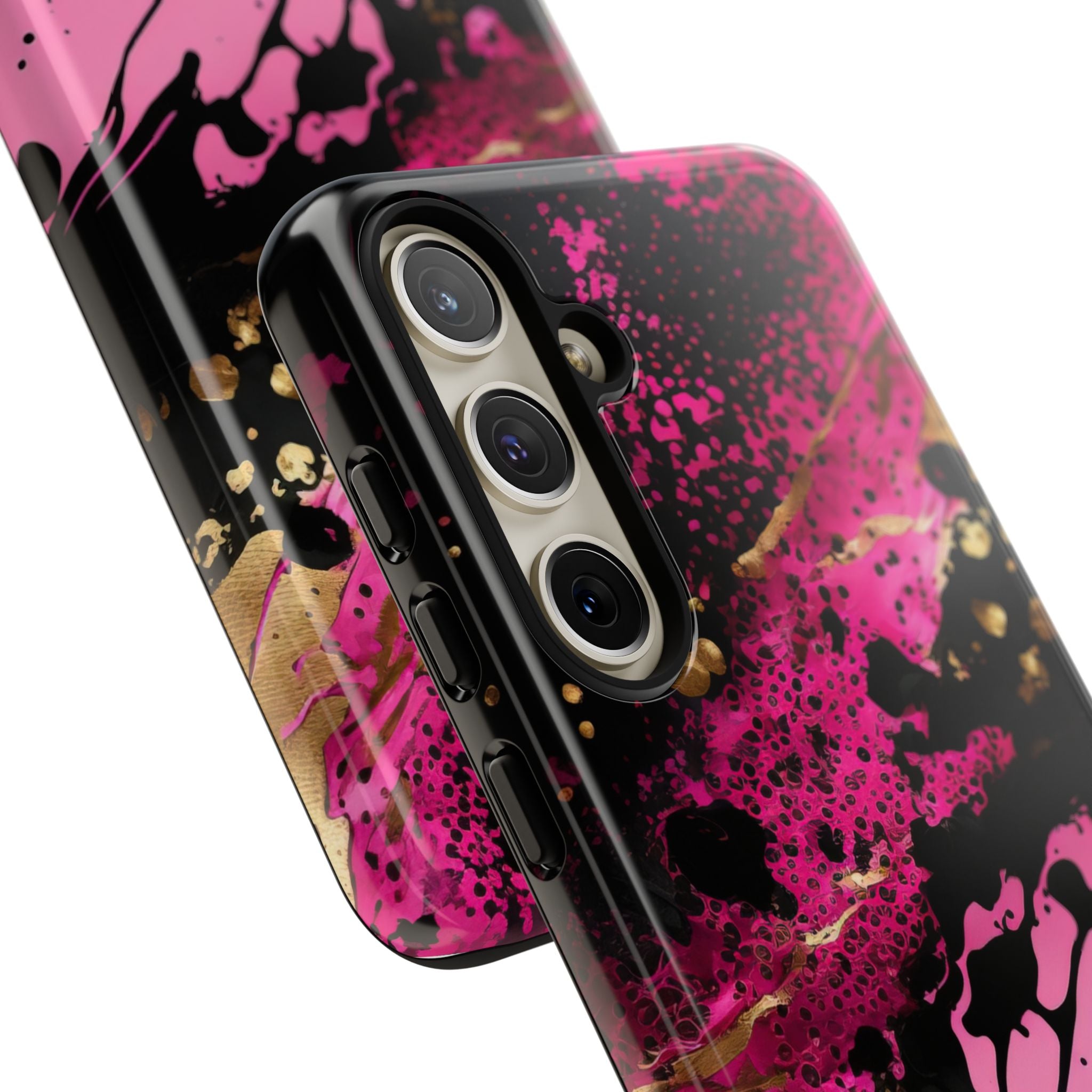 Magenta Liquid Gold · Tough Fundas para teléfono para Samsung