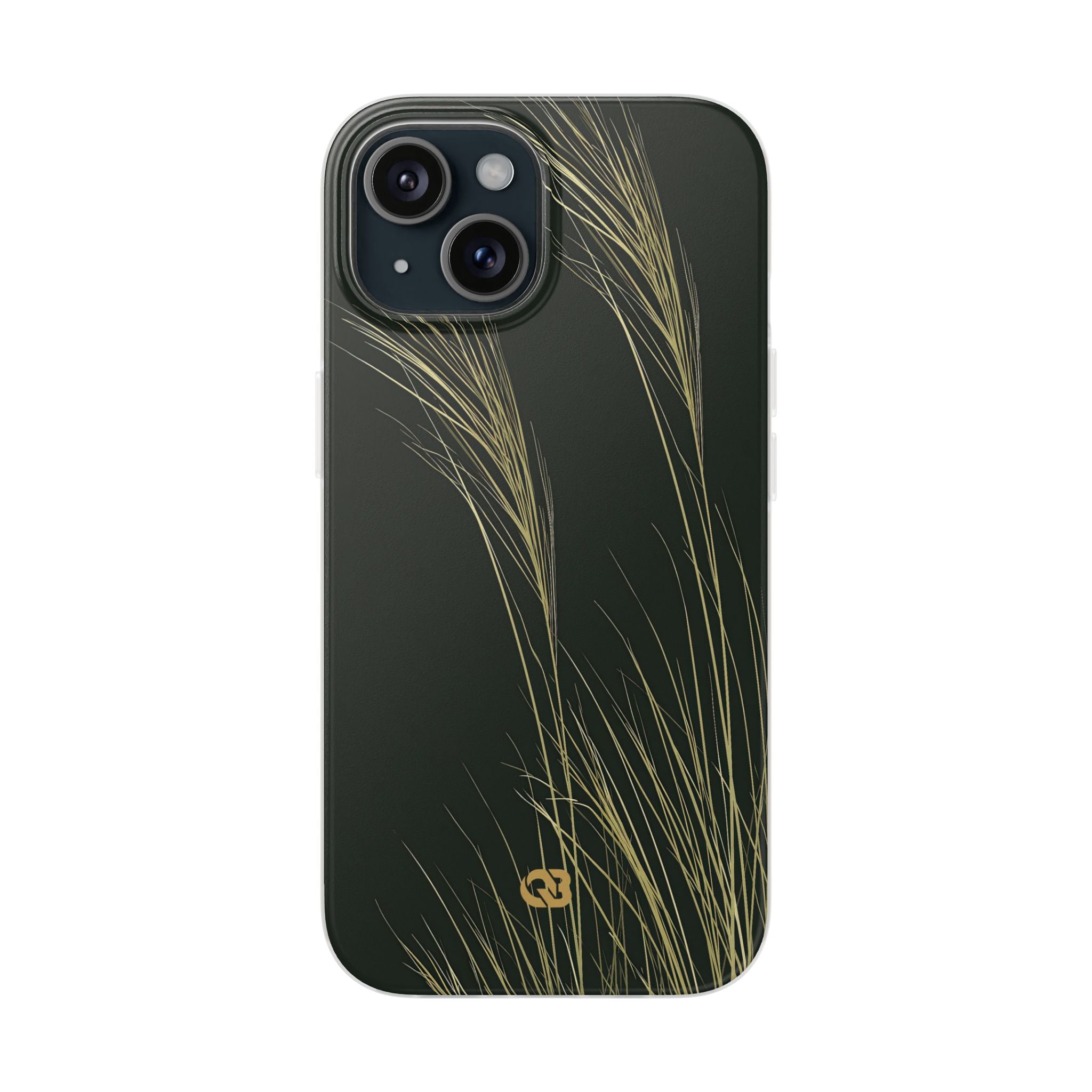 Green Lite Phone Case for iPhone - Midnight Gilded Grass