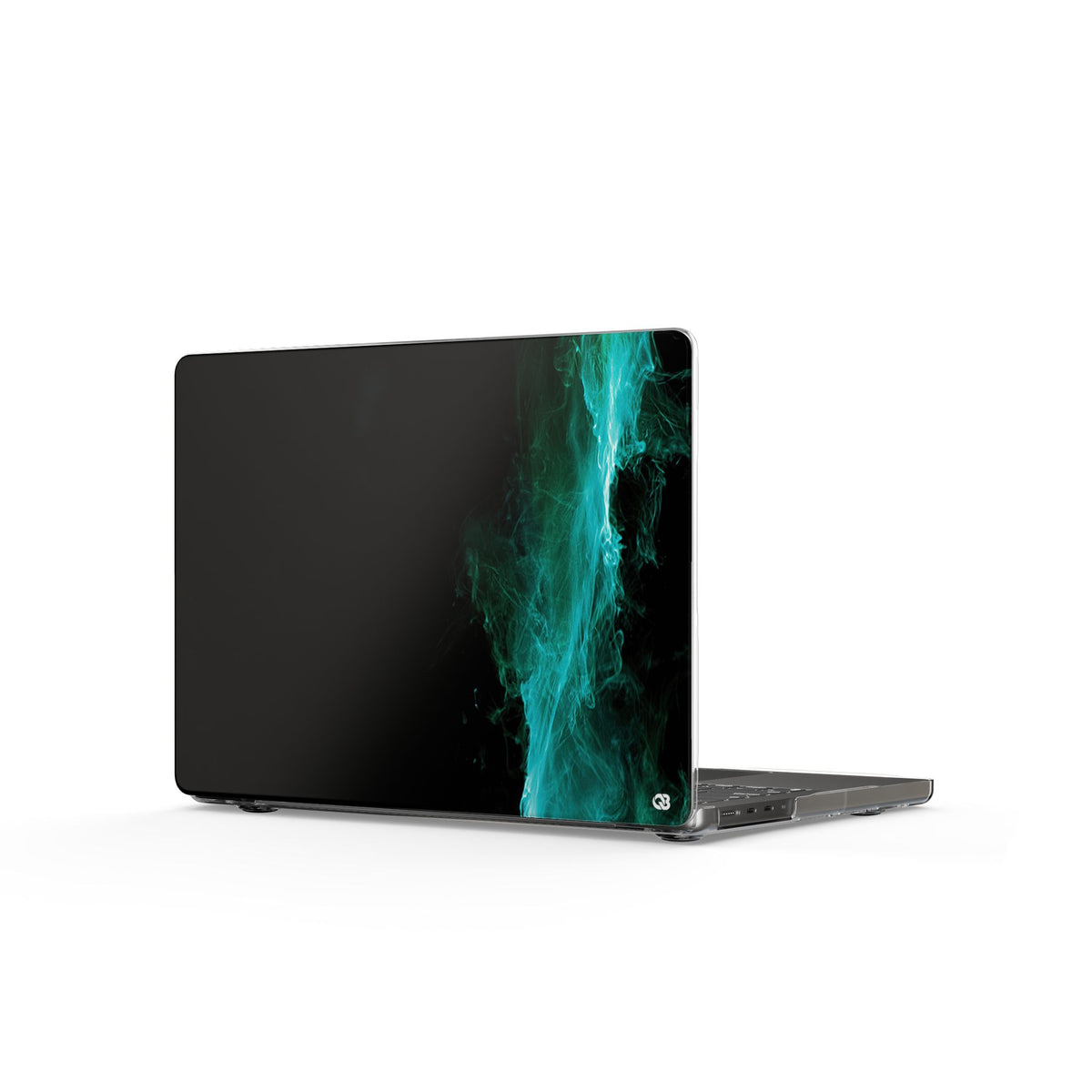 Luminous Plume · Clear Hard Case for MacBook · Teal