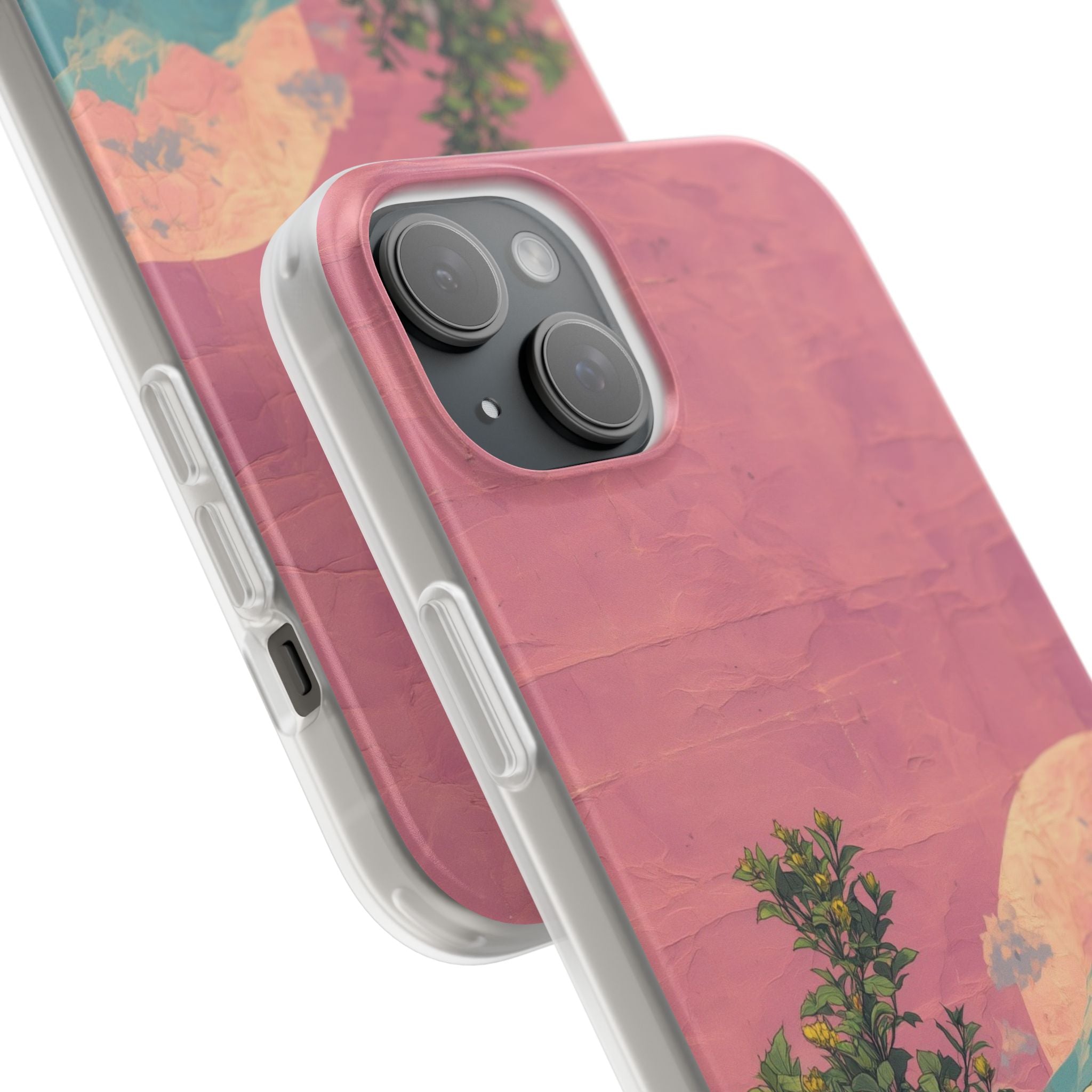 Lunar Pastel Bloom · Soft Phone Case for iPhone