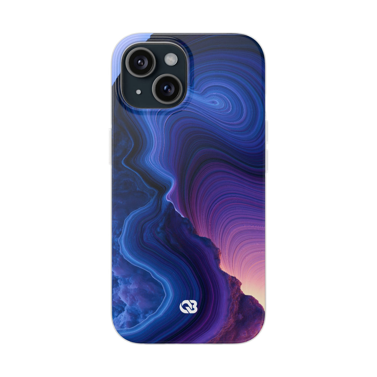 Radiant Strata · Lite Phone Case for iPhone · Blue