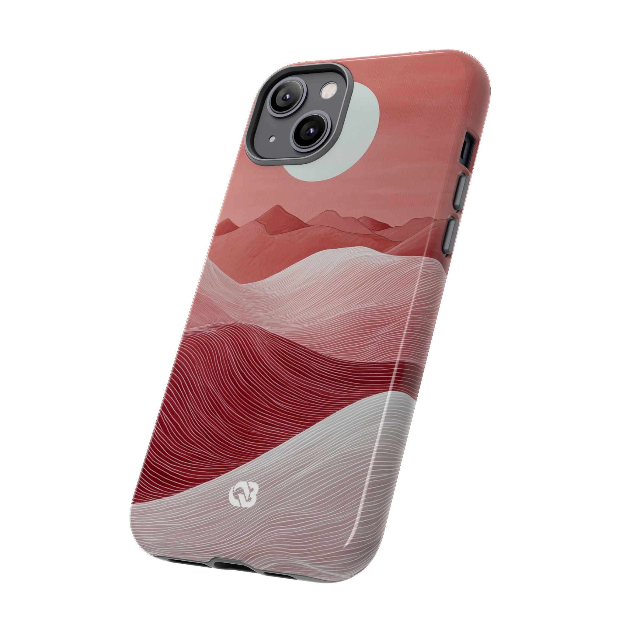 Crimson Dune Horizon · Tough Phone Case for iPhone