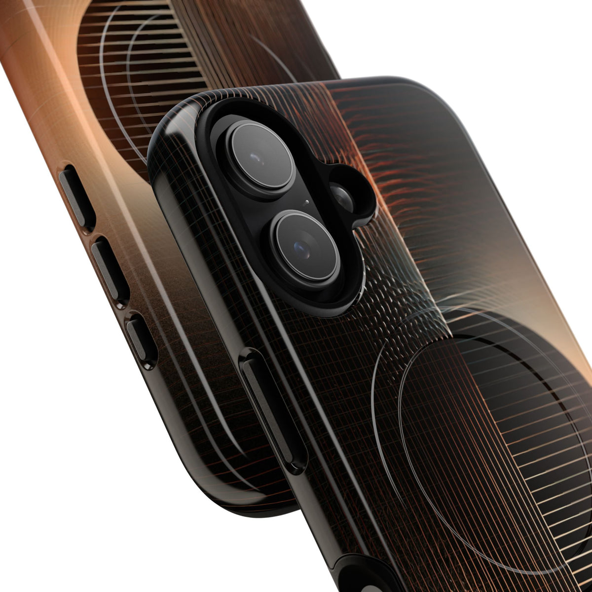Amber Meridian · Tough 2.0 Magnetic Phone Case for iPhone · Black
