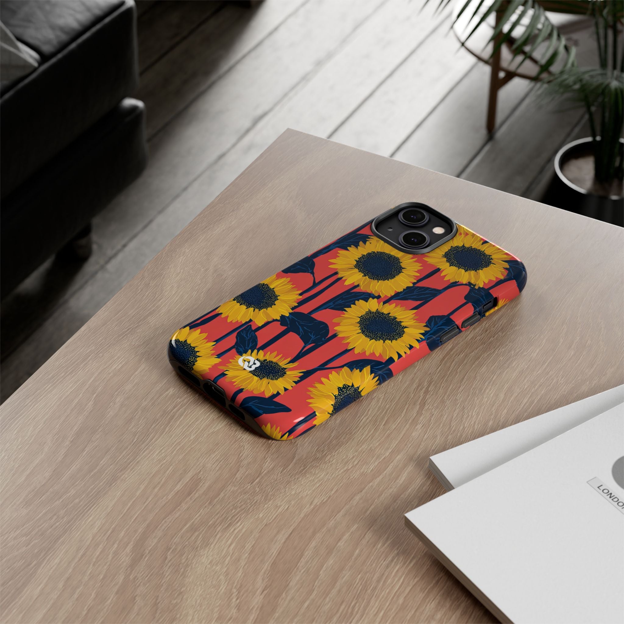 Solar Navy Bloom · Tough Phone Case for iPhone