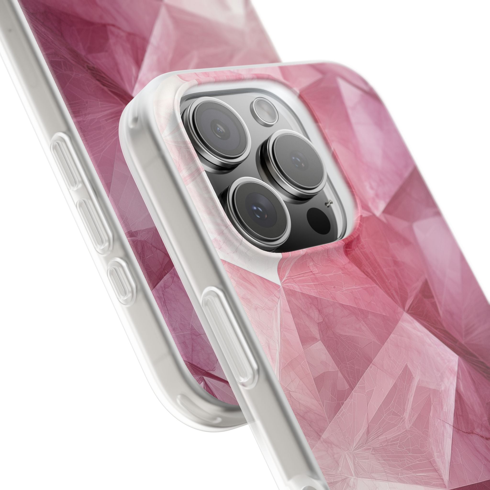 Shattered Rose Shards · Soft Phone Case for iPhone