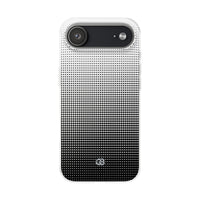 Black Lite Phone Case for iPhone - Obsidian Halftone Flux