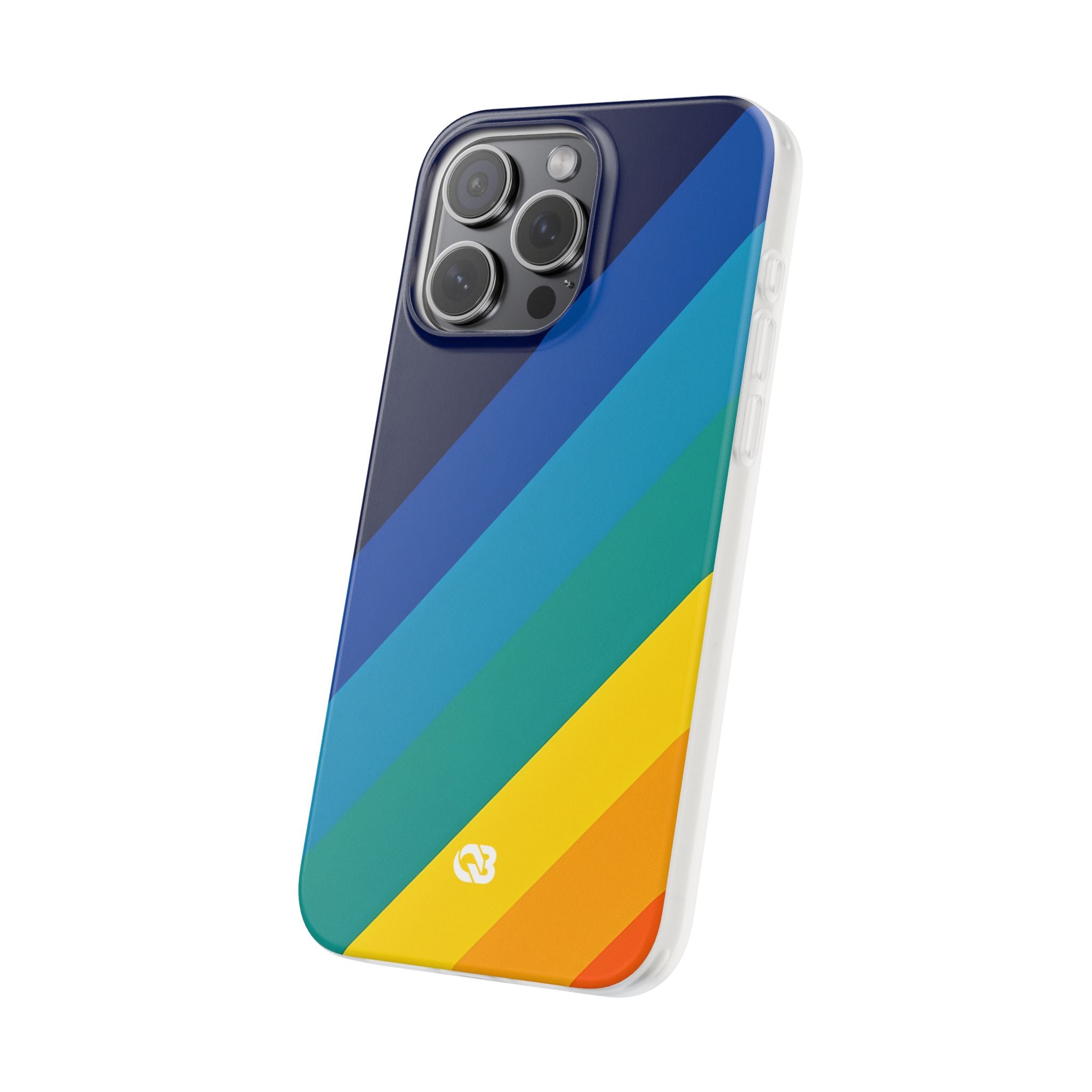 Prismatic Slant · Soft Phone Case for iPhone