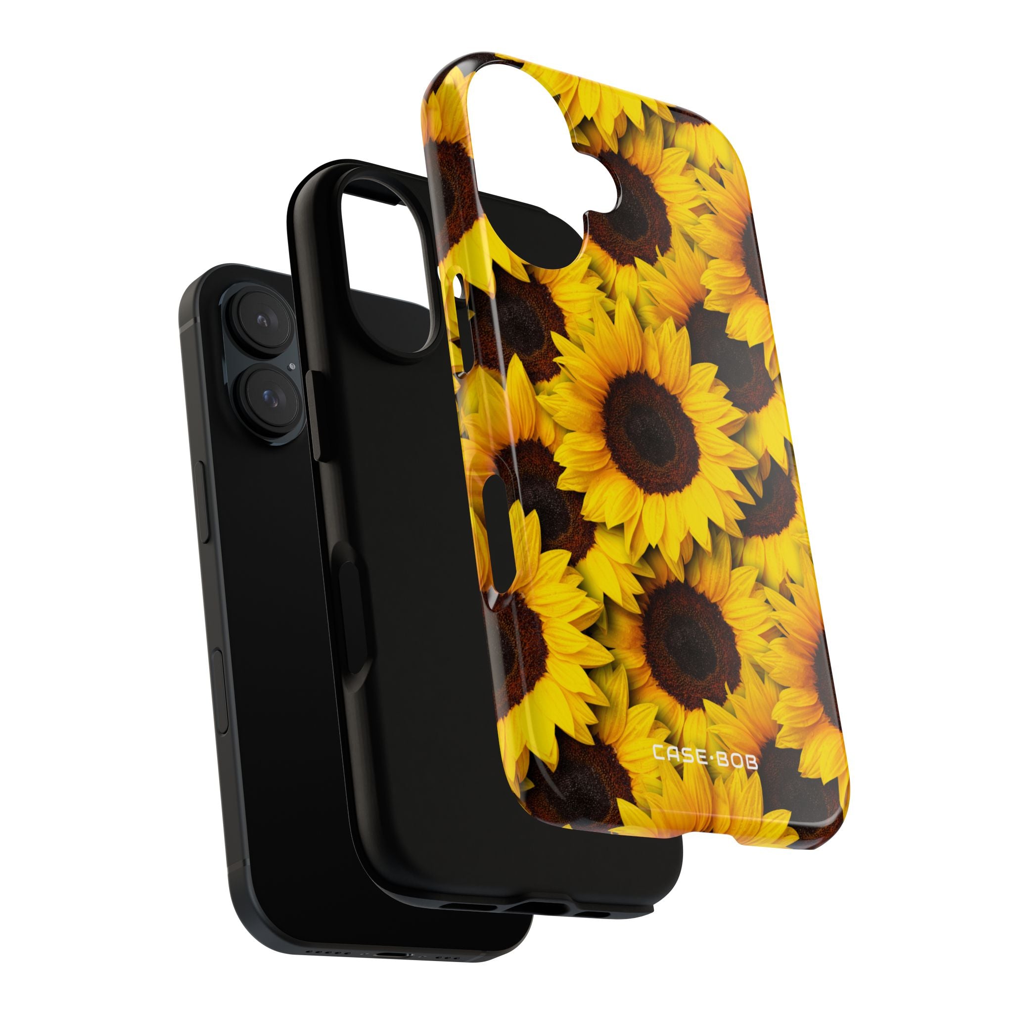 Sunflower Glow iPhone 16 Case - Tough