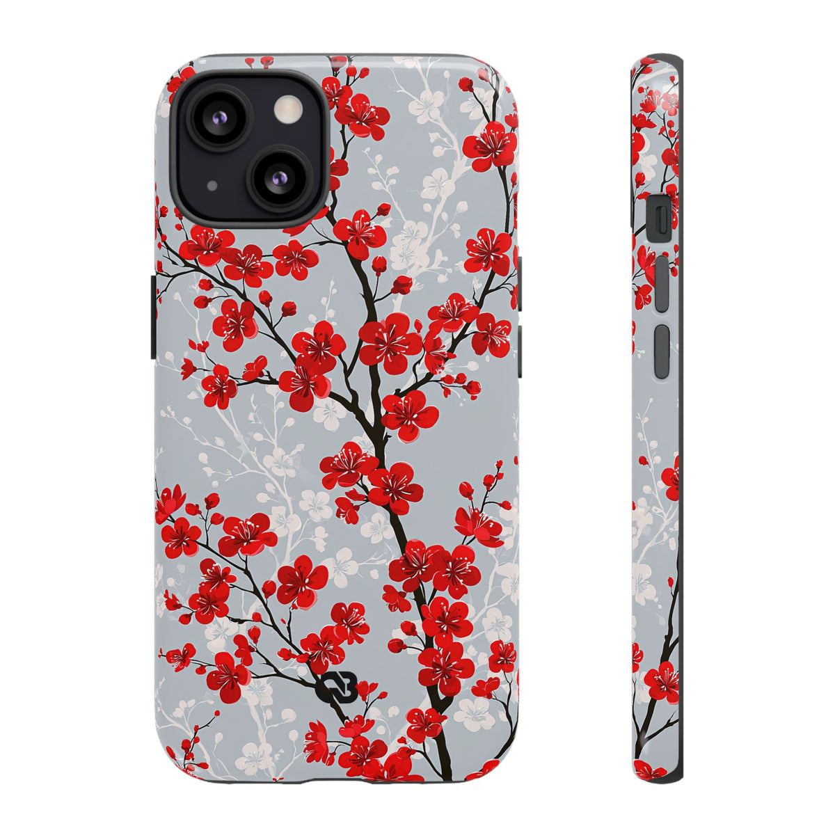 Scarlet Plum Blossom · Tough Phone Case for iPhone · Red
