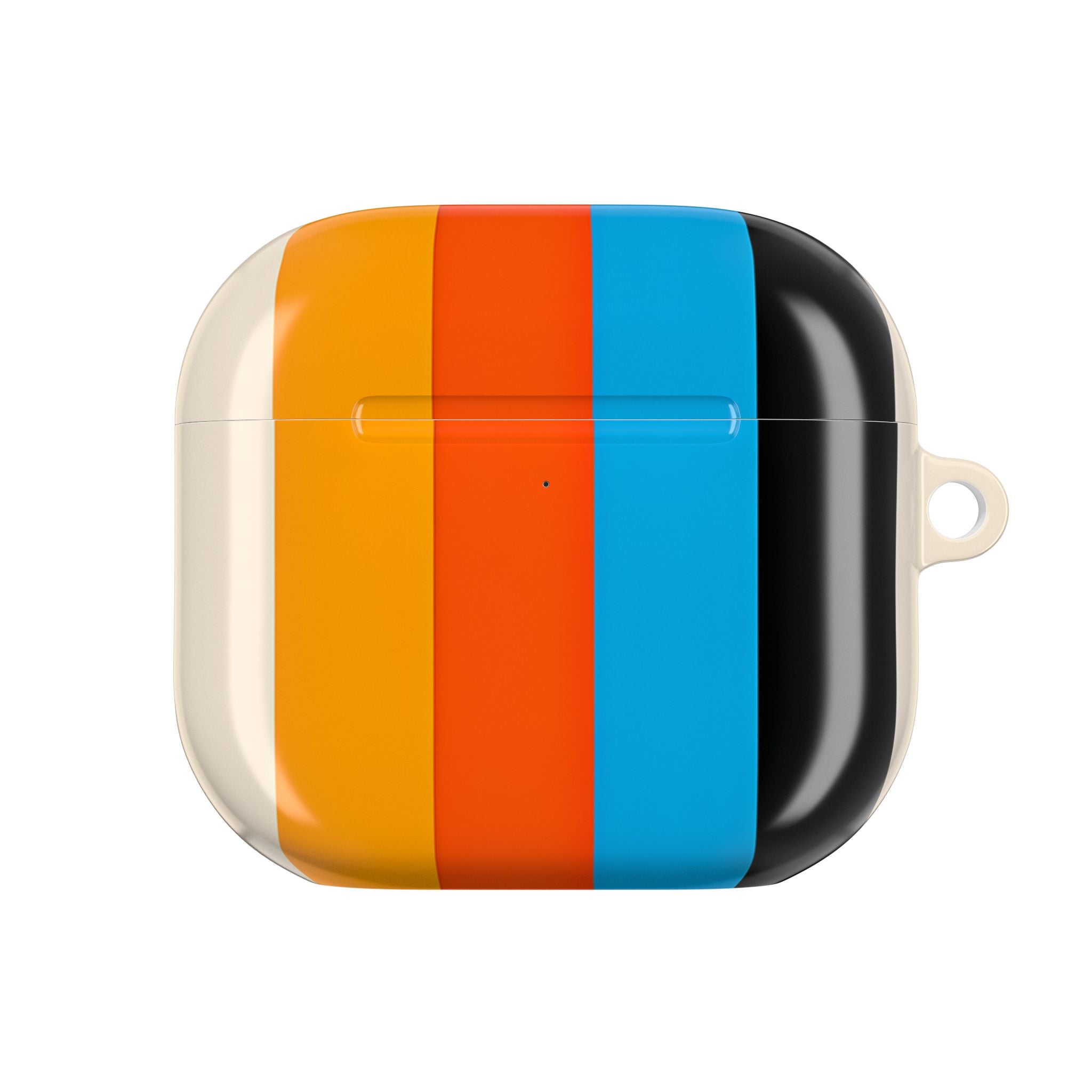 Rainbow Stripes Beige - AirPods Case