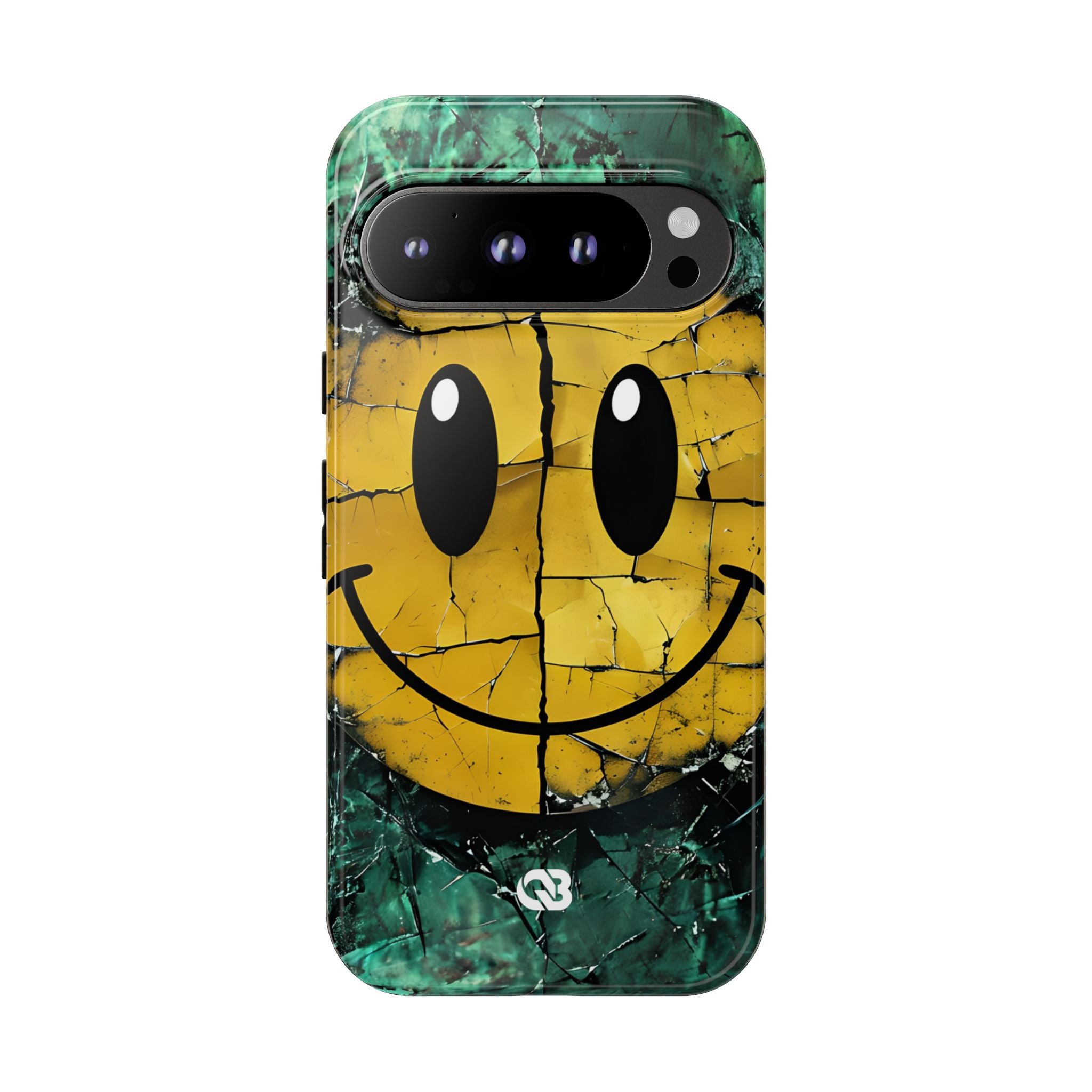 Fractured Yellow Grin · Tough Phone Case for Google Pixel