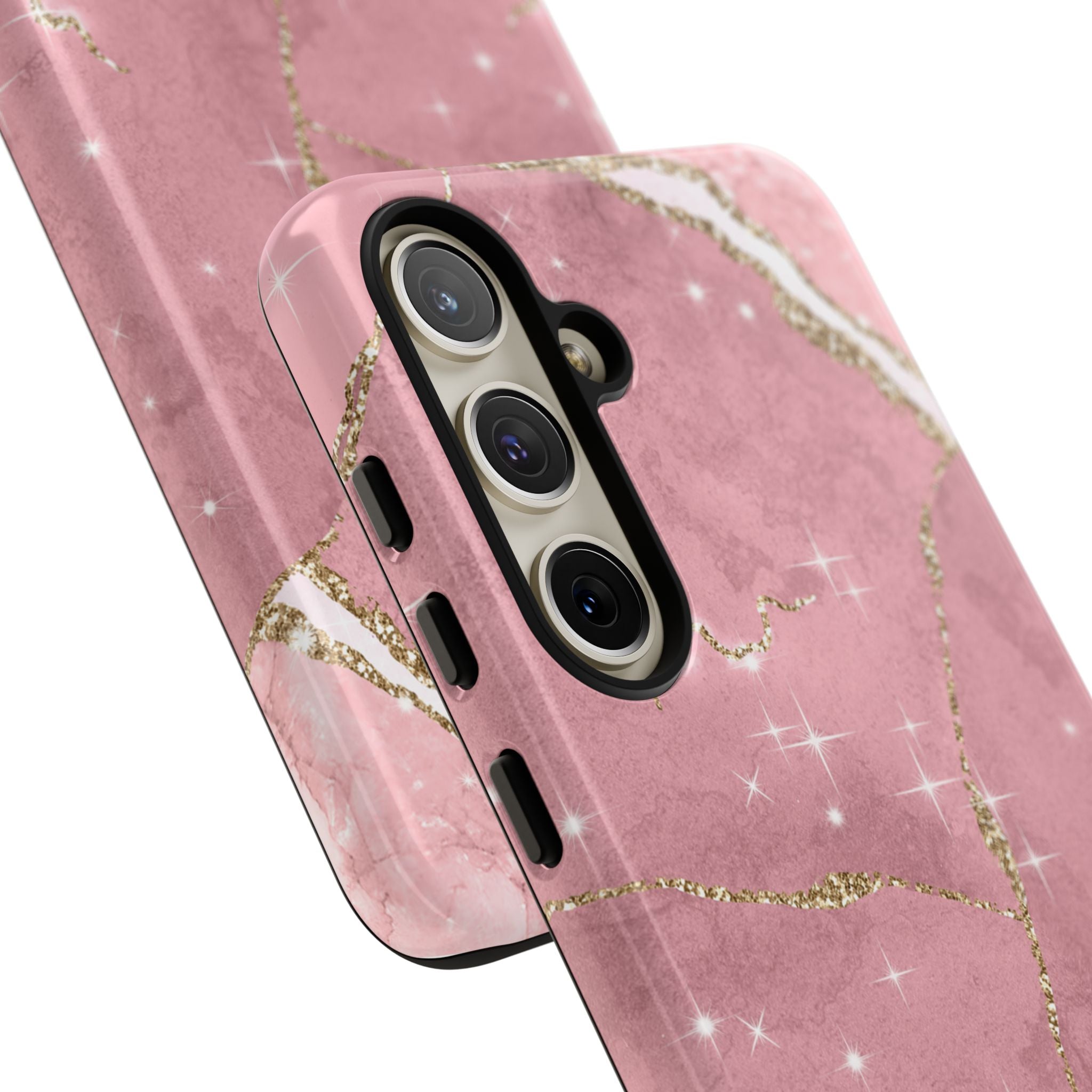 Rose Sparkle Marble · Tough Phone Case for Samsung
