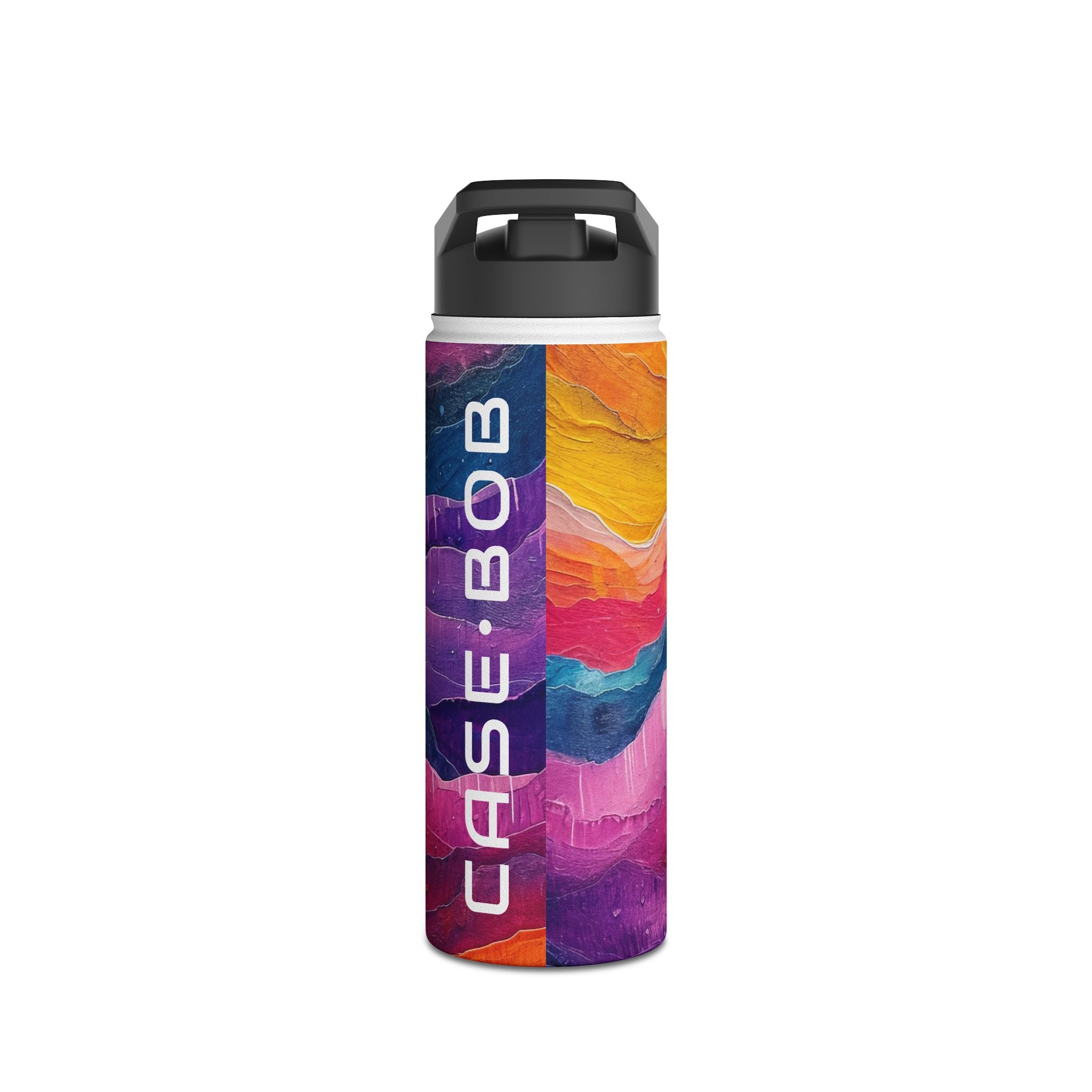 Golden Ridges - Stainless Steel Water Bottle