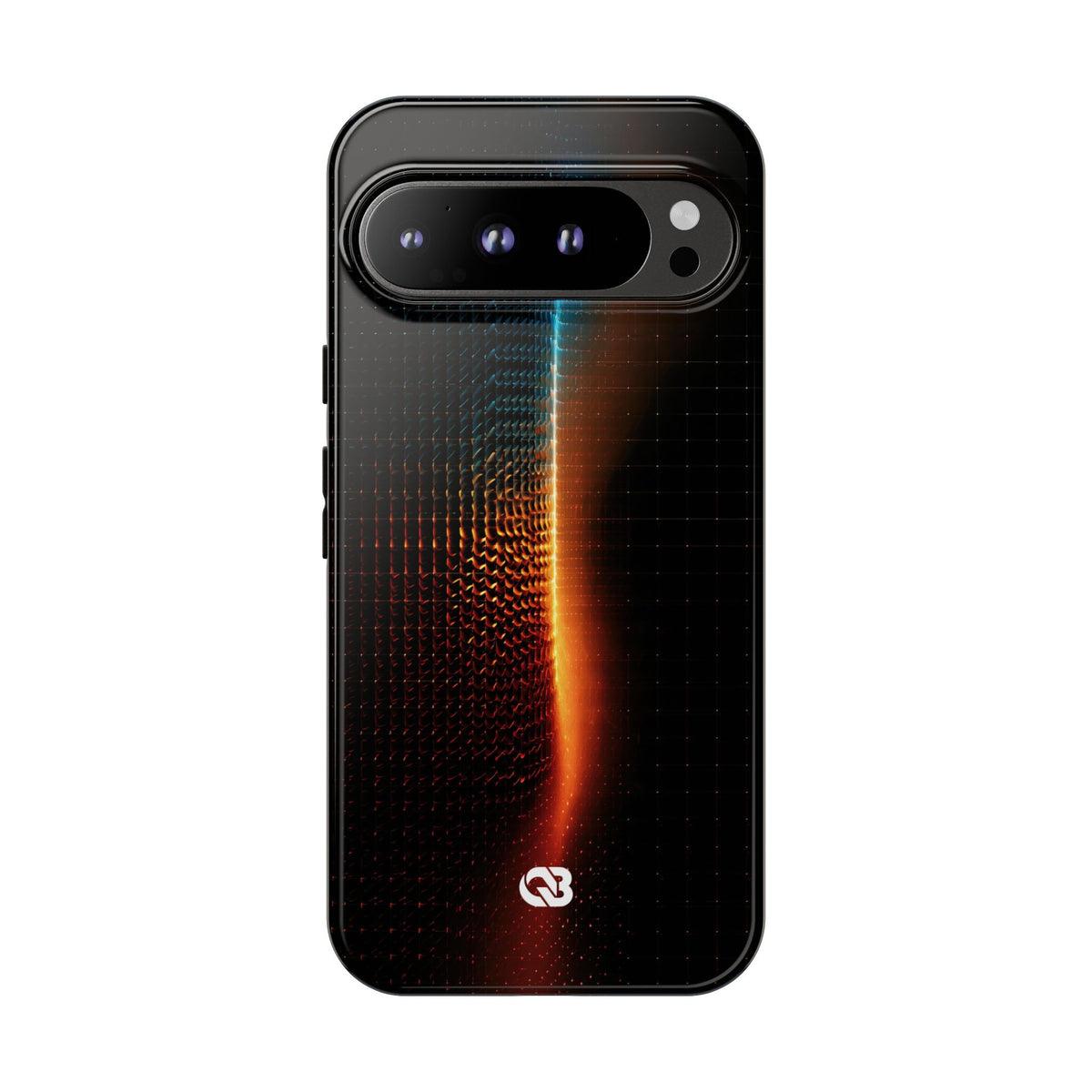 Luminous Refraction Grid · Tough Phone Case for Pixel · Black