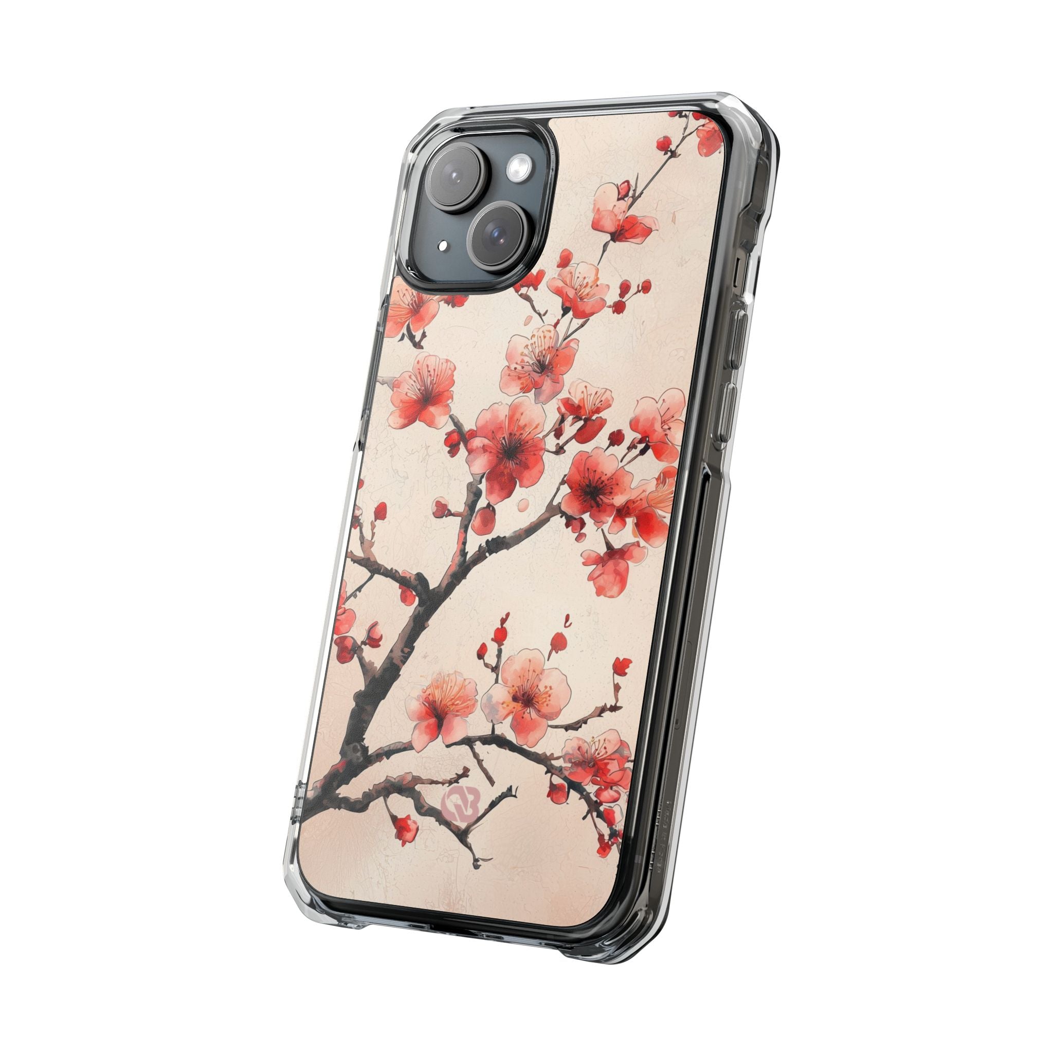 Crimson Silk Flora · Impact Handyhülle für iPhone · Magsafe