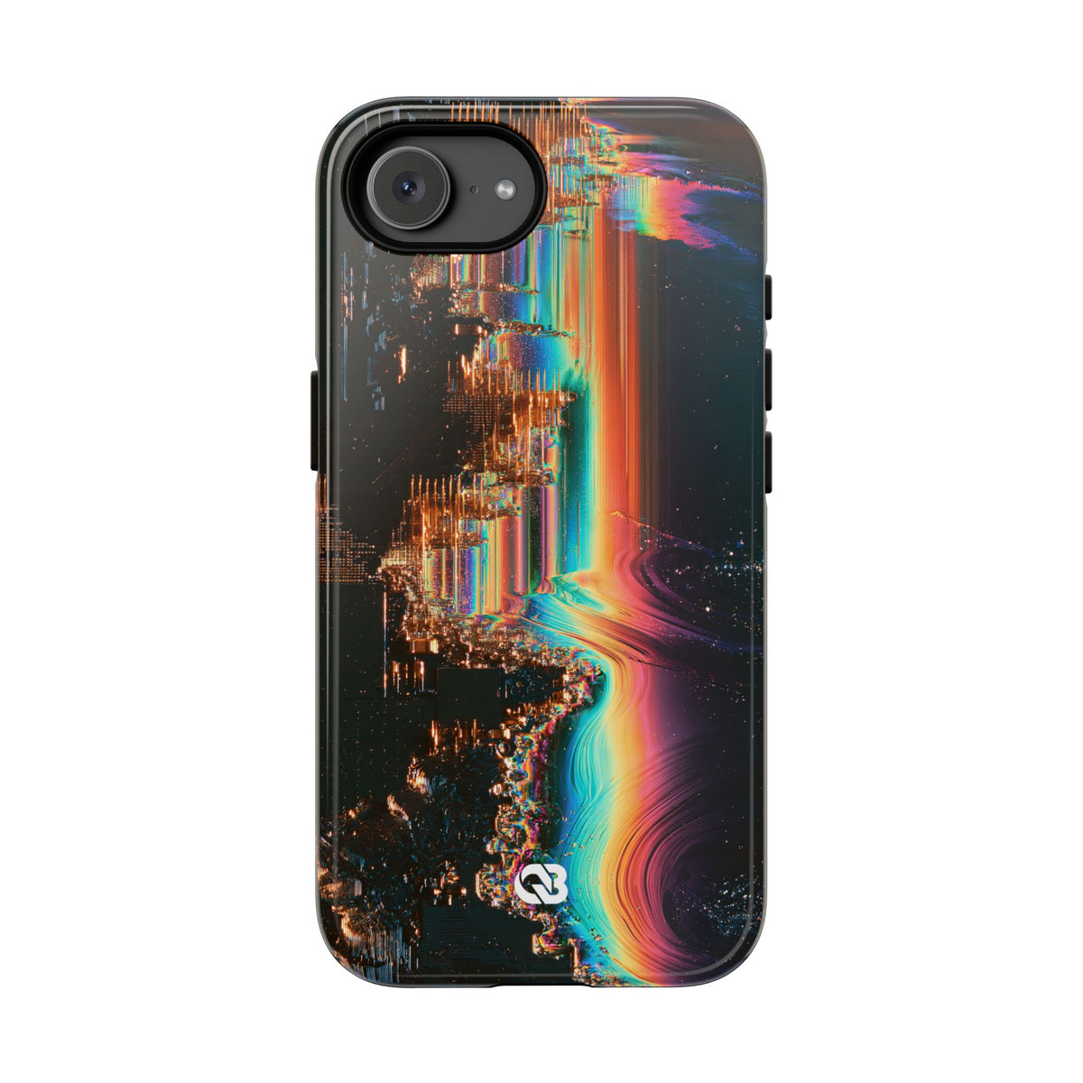 Prismatic Circuit · Tough Phone Case for iPhone · Black