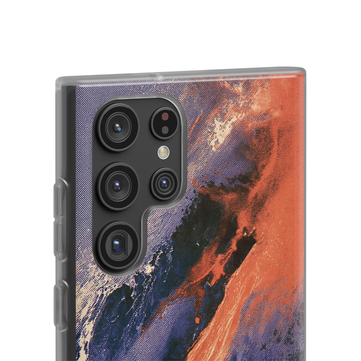 Solar Aura Drift · Lite Phone Case for Samsung · Orange
