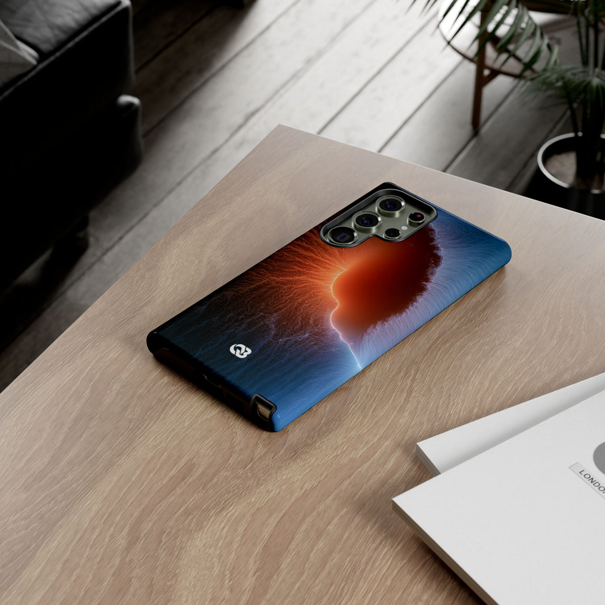 Thermal Aura Pulse · Tough Phone Case for Samsung · Blue