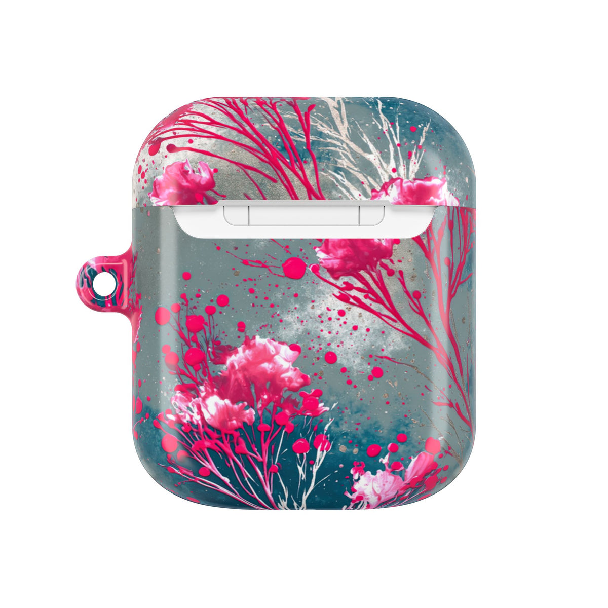 Cyber Blossom · Hard Case for AirPods & AirPods Pro · Teal