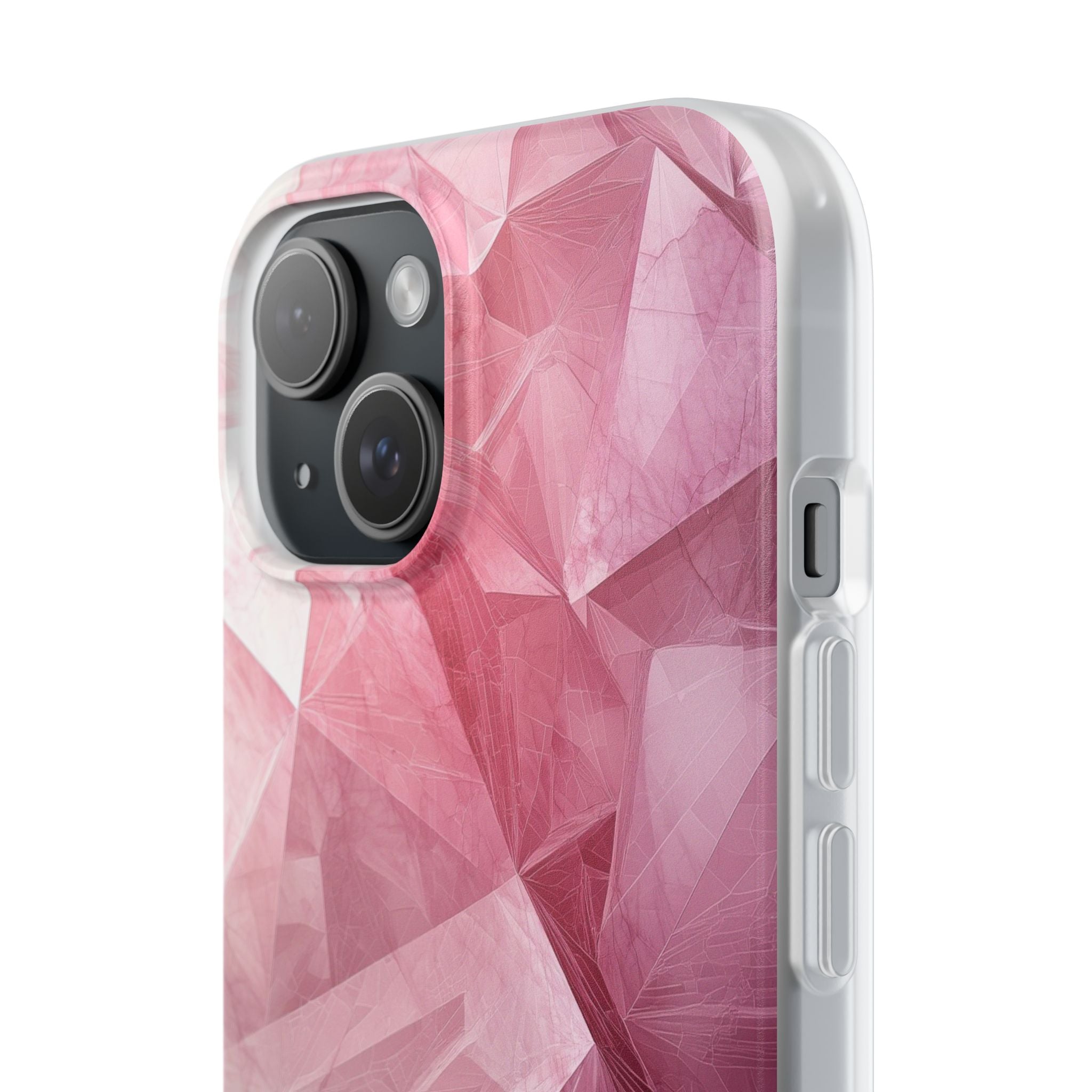 Shattered Rose Shards · Soft Phone Case for iPhone