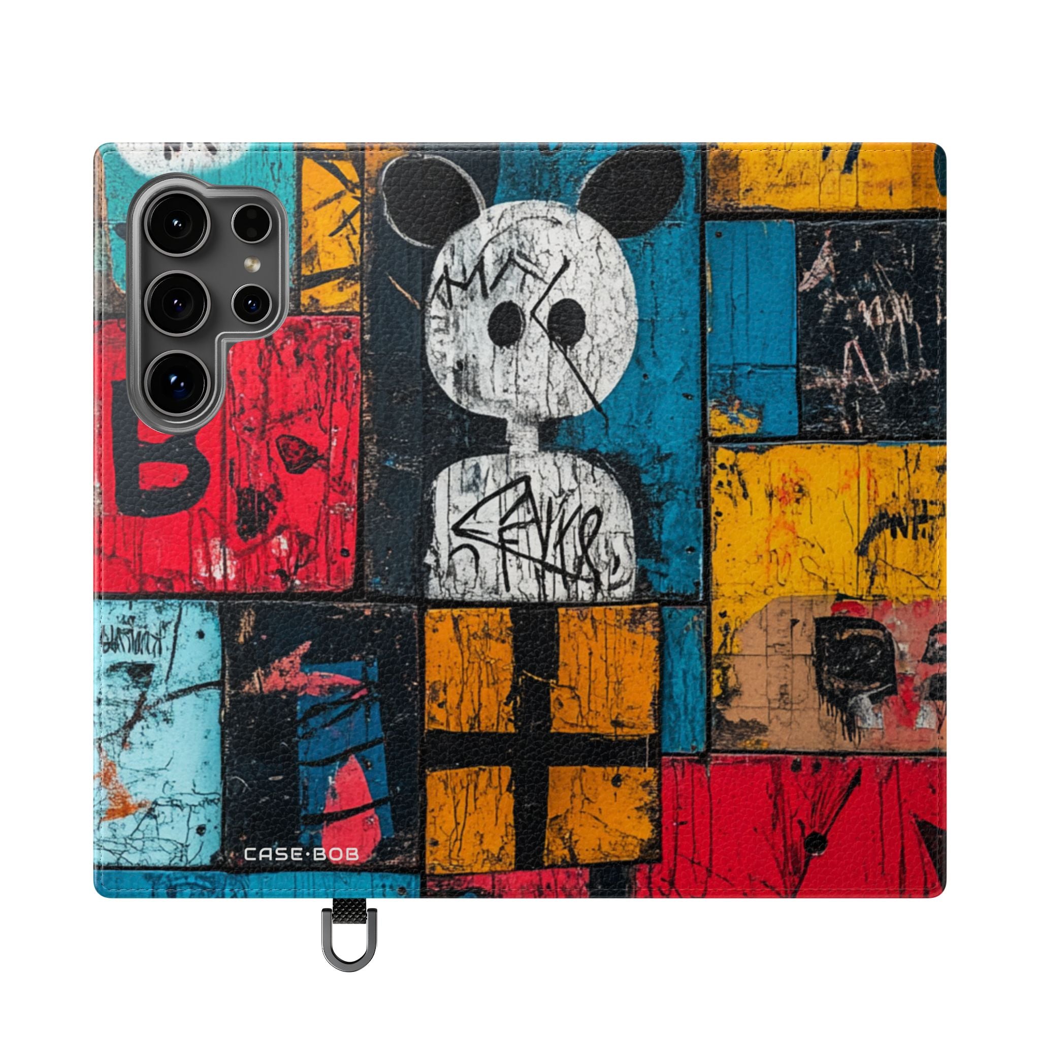 White Orb Graffiti - Samsung S24 Ultra Case - Wallet