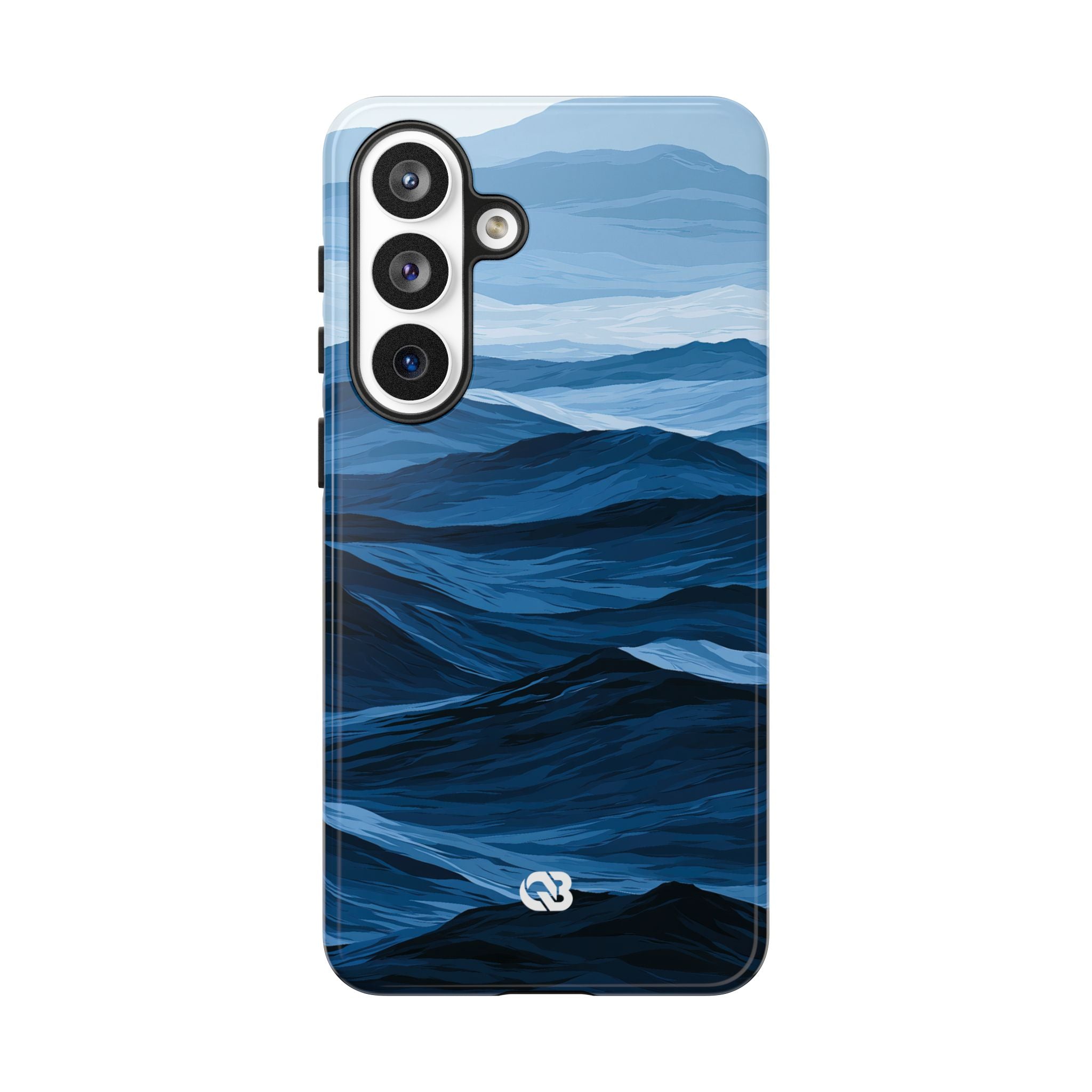 Blue Tough Phone Case for Samsung - Cobalt Ridge Tides