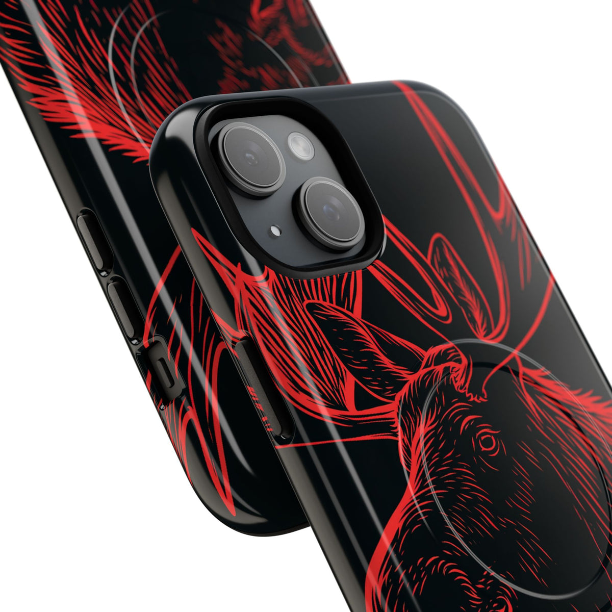Nordic Elk · Tough 2.0 Magnetic Phone Case for iPhone · Black