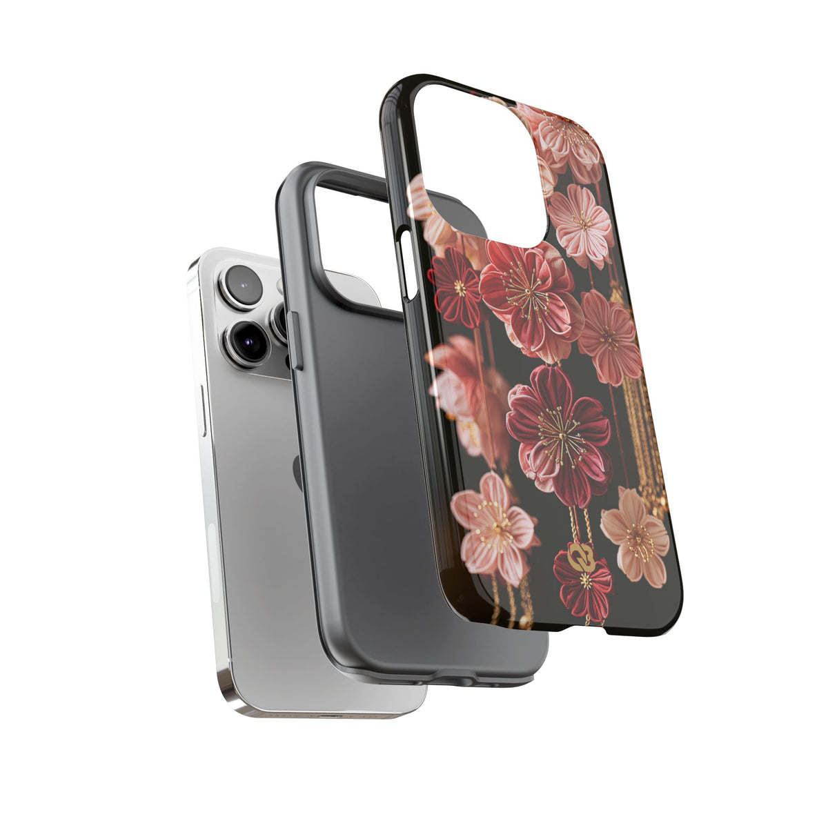 Silk Blossom Kanzashi · Tough Phone Case for iPhone · Pink