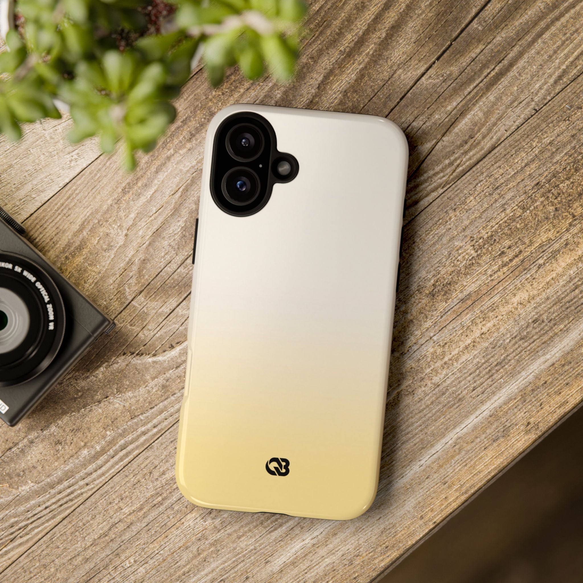Yellow Tough Phone Case for iPhone - Bleached Citron Haze