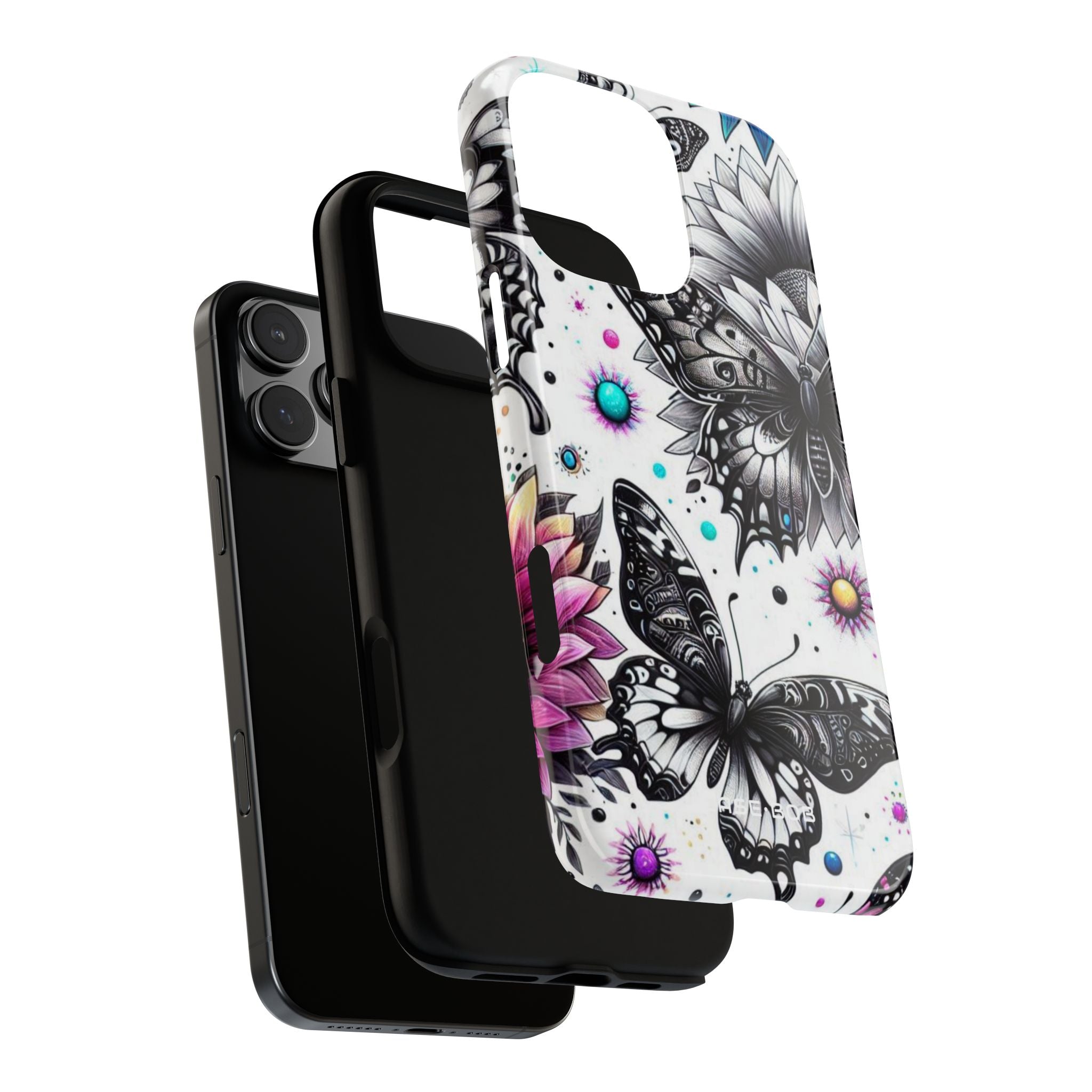 Butterfly Bloom iPhone 16 Pro Max Case - Tough