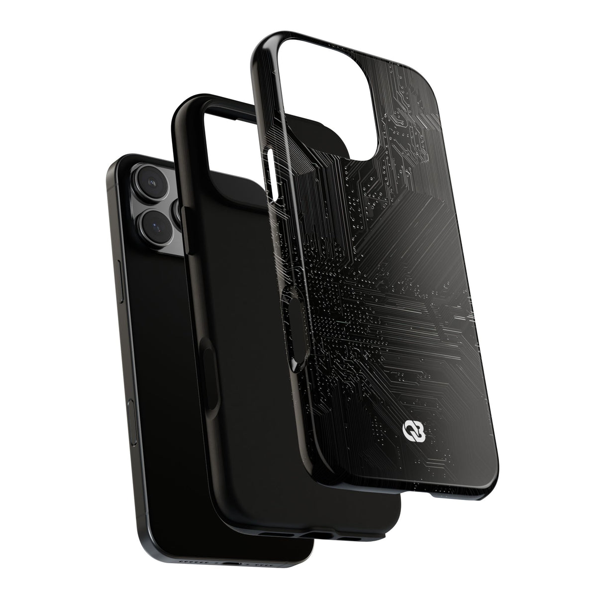 Obsidian Circuitry · Tough Phone Case for iPhone · Black