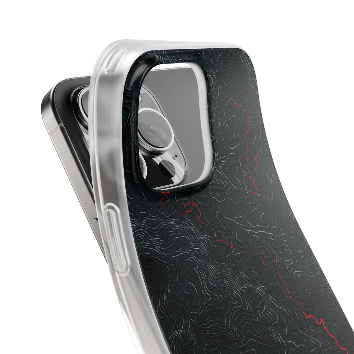 Crimson Rift · Lite Phone Case for iPhone · Black
