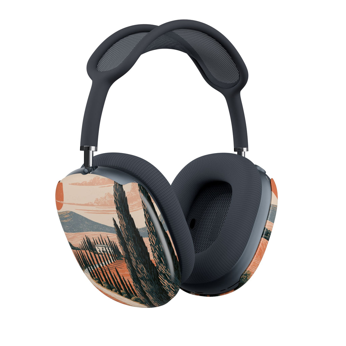 Tuscan Cypress Horizon · Hard Case for AirPods Max · Orange