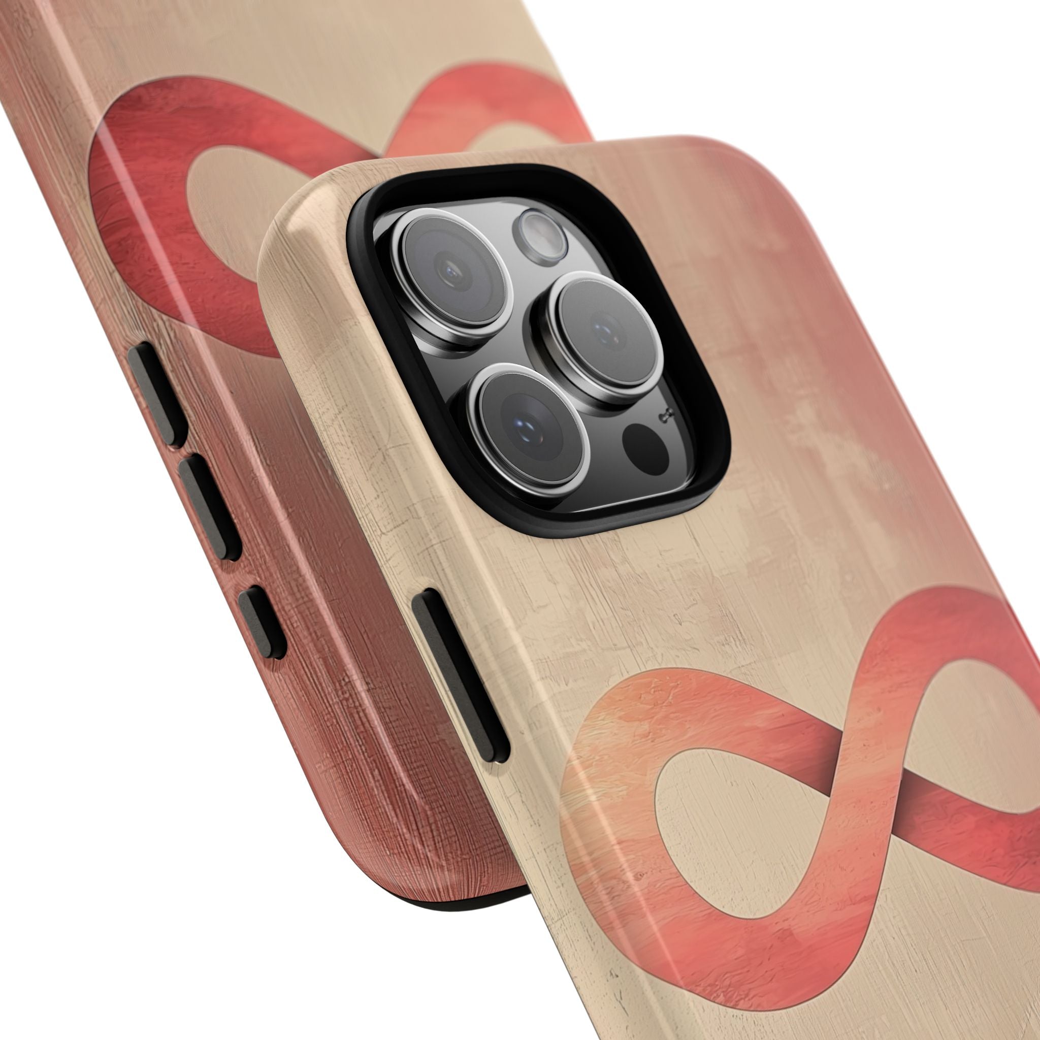 Terracotta Infinity Stroke · Tough Phone Case for iPhone