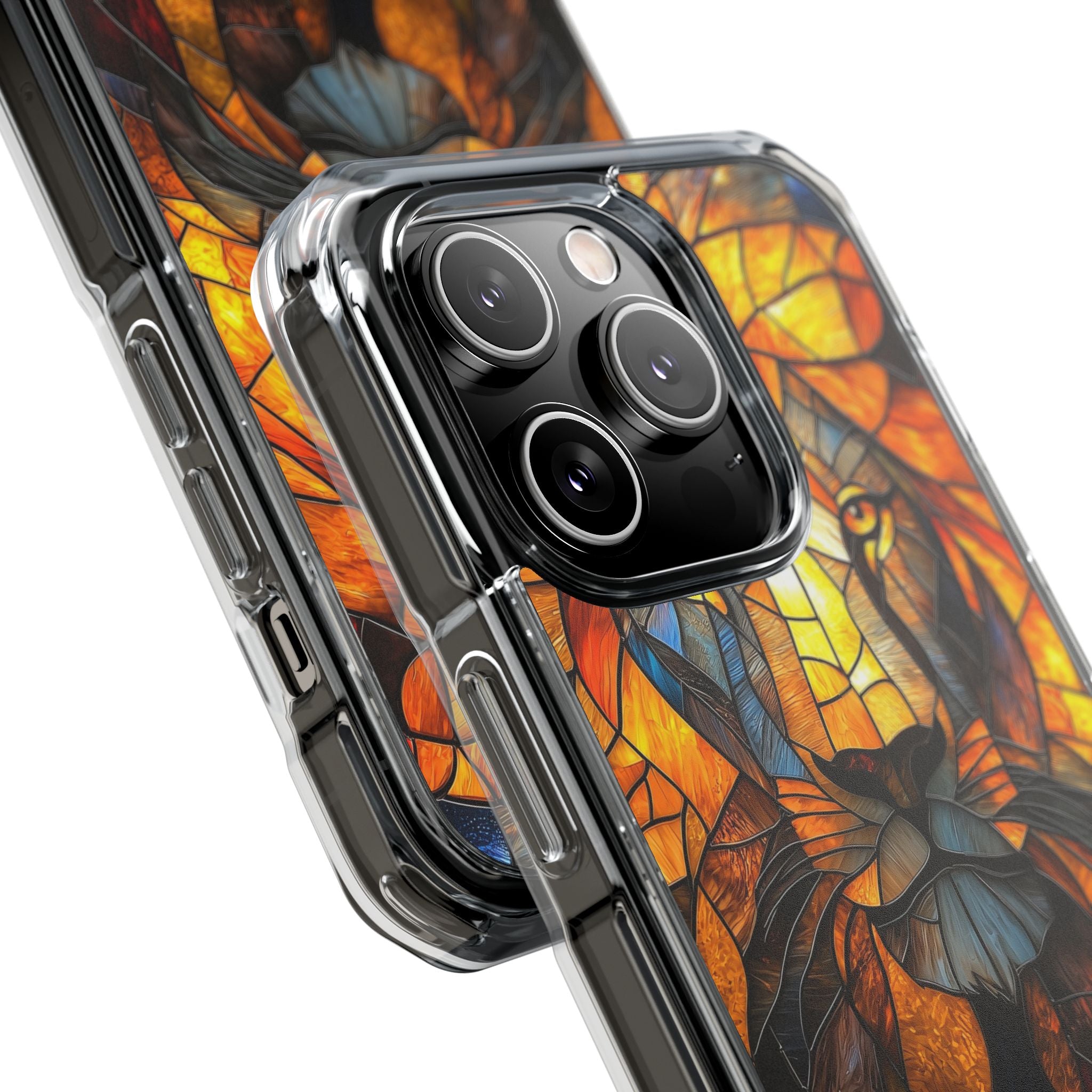 Amber Glass Lion · Impact Phone Case for iPhone · Magsafe
