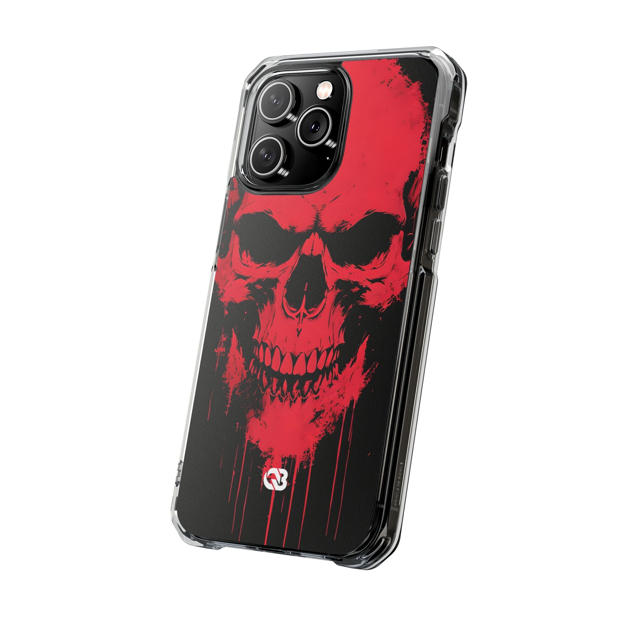 Crimson Street Skull · Impact Phone Case for iPhone · Magsafe
