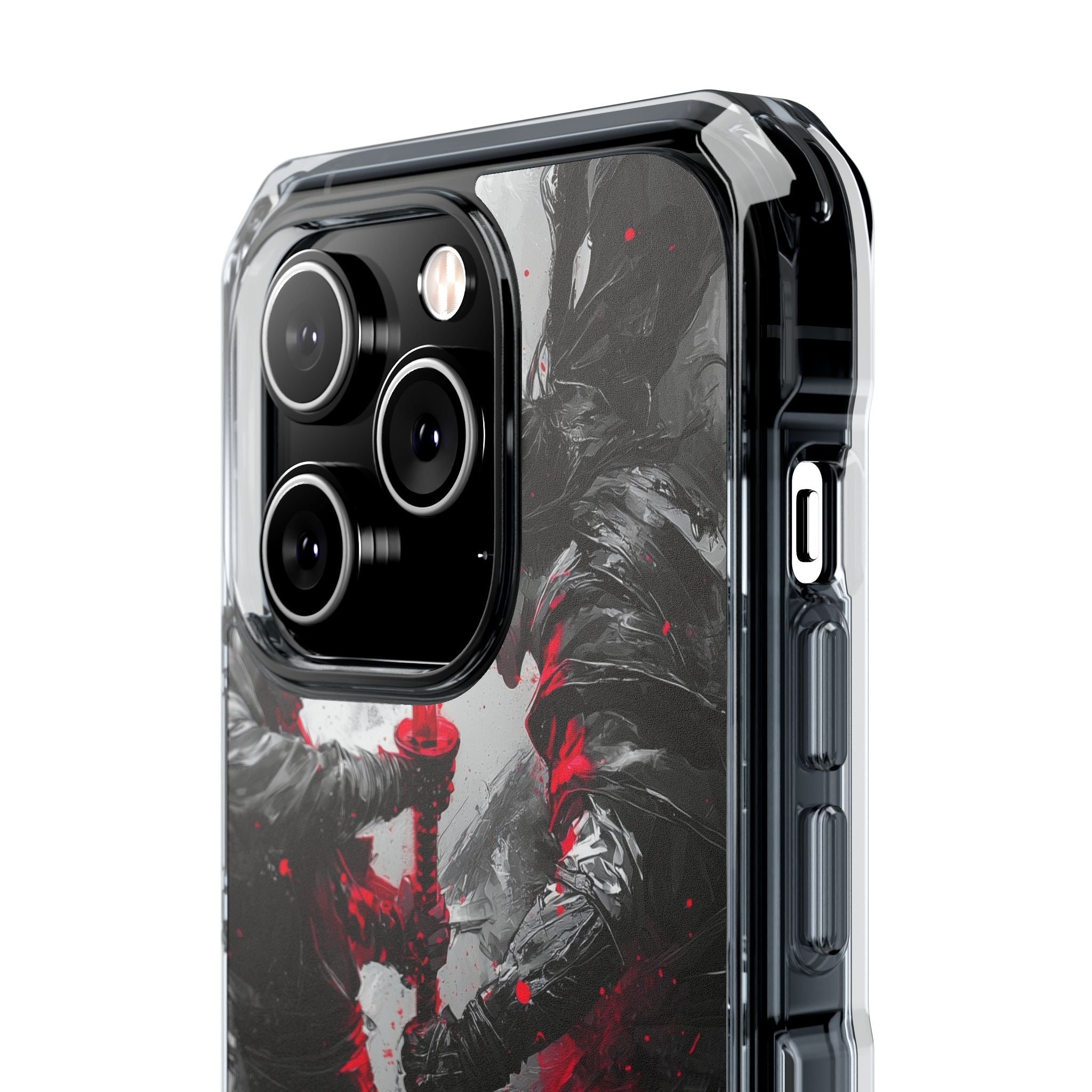 Shattered Crimson Duel · Impact Hoesje voor iPhone · Magsafe